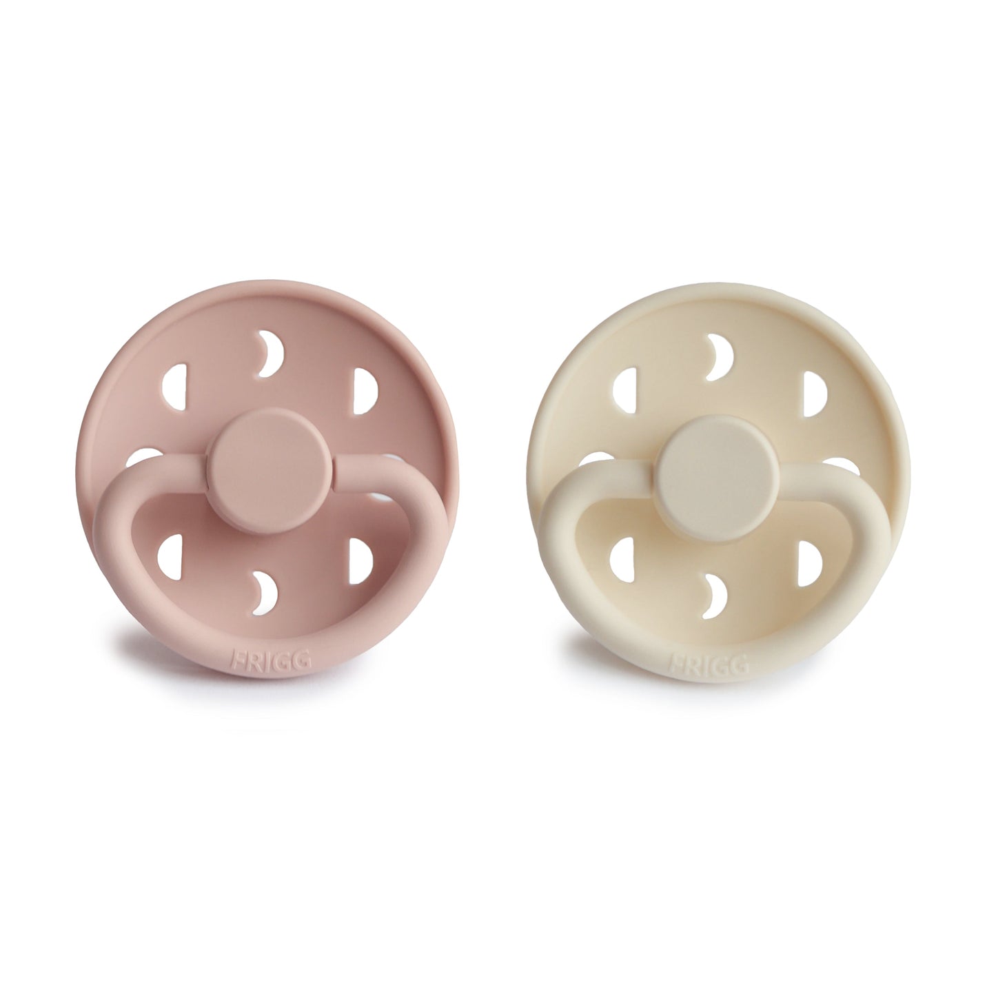 FRIGG Moon Silicone Pacifier 2-Pack - Babies in Bloom