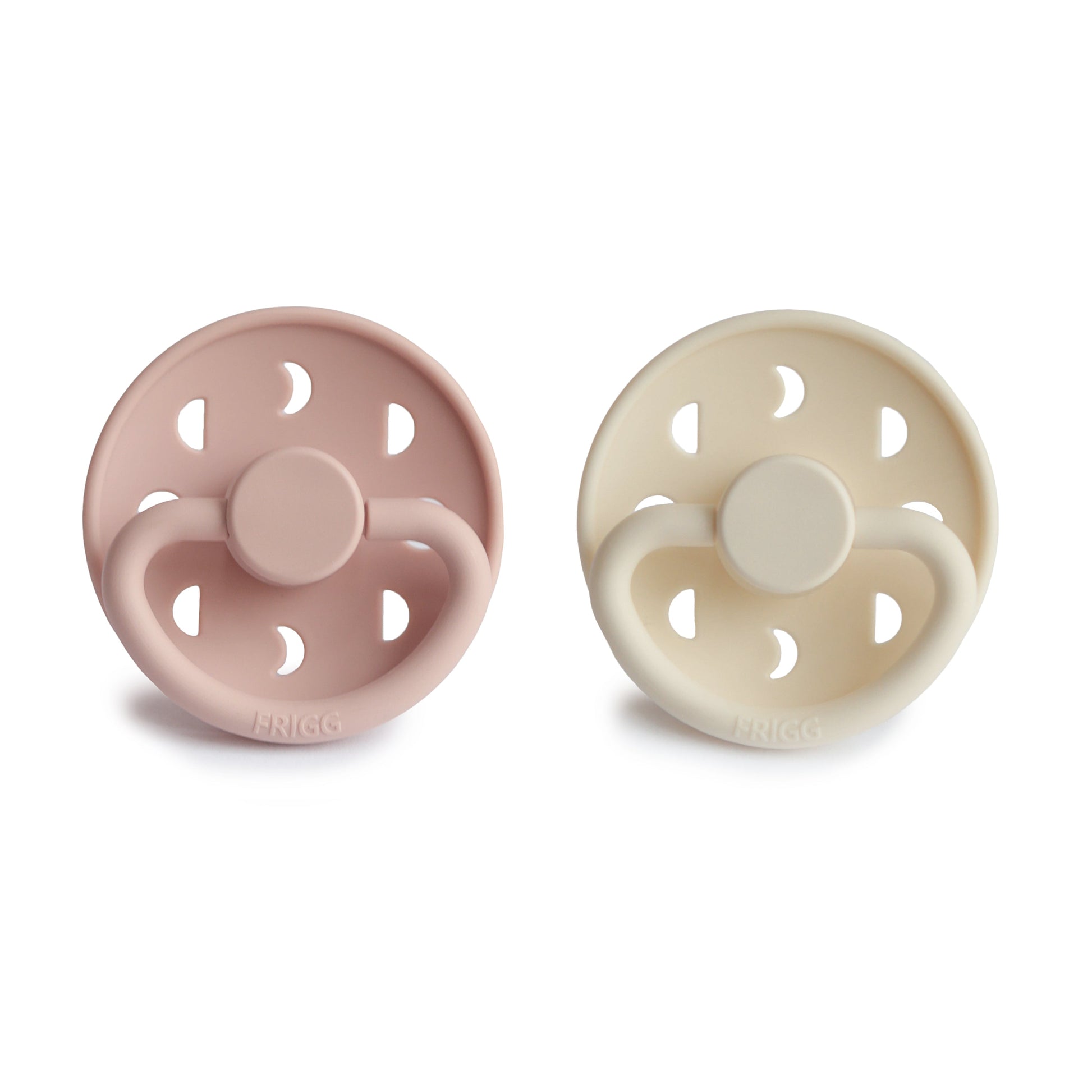 FRIGG Moon Silicone Pacifier 2-Pack - Babies in Bloom