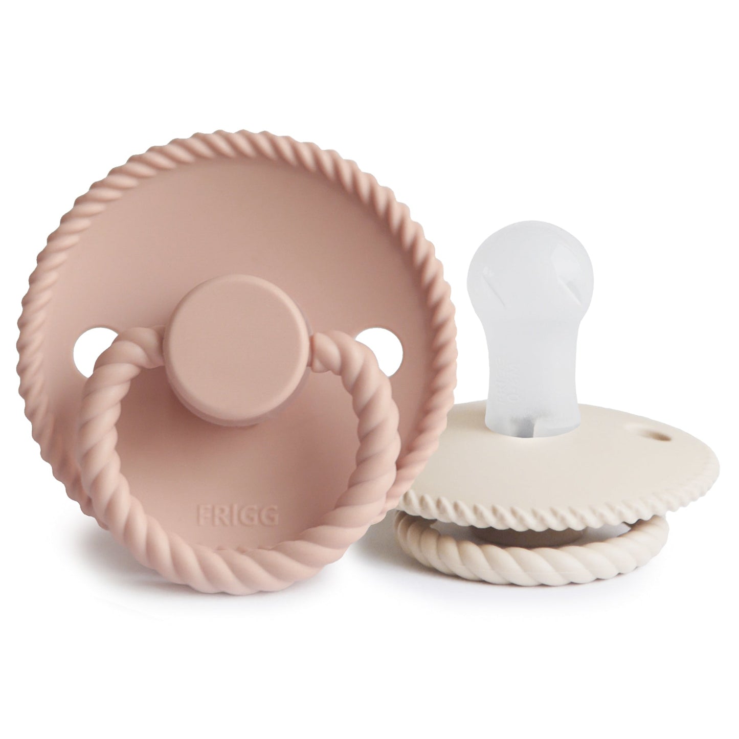 FRIGG Rope Silicone Pacifier 2-Pack - Babies in Bloom