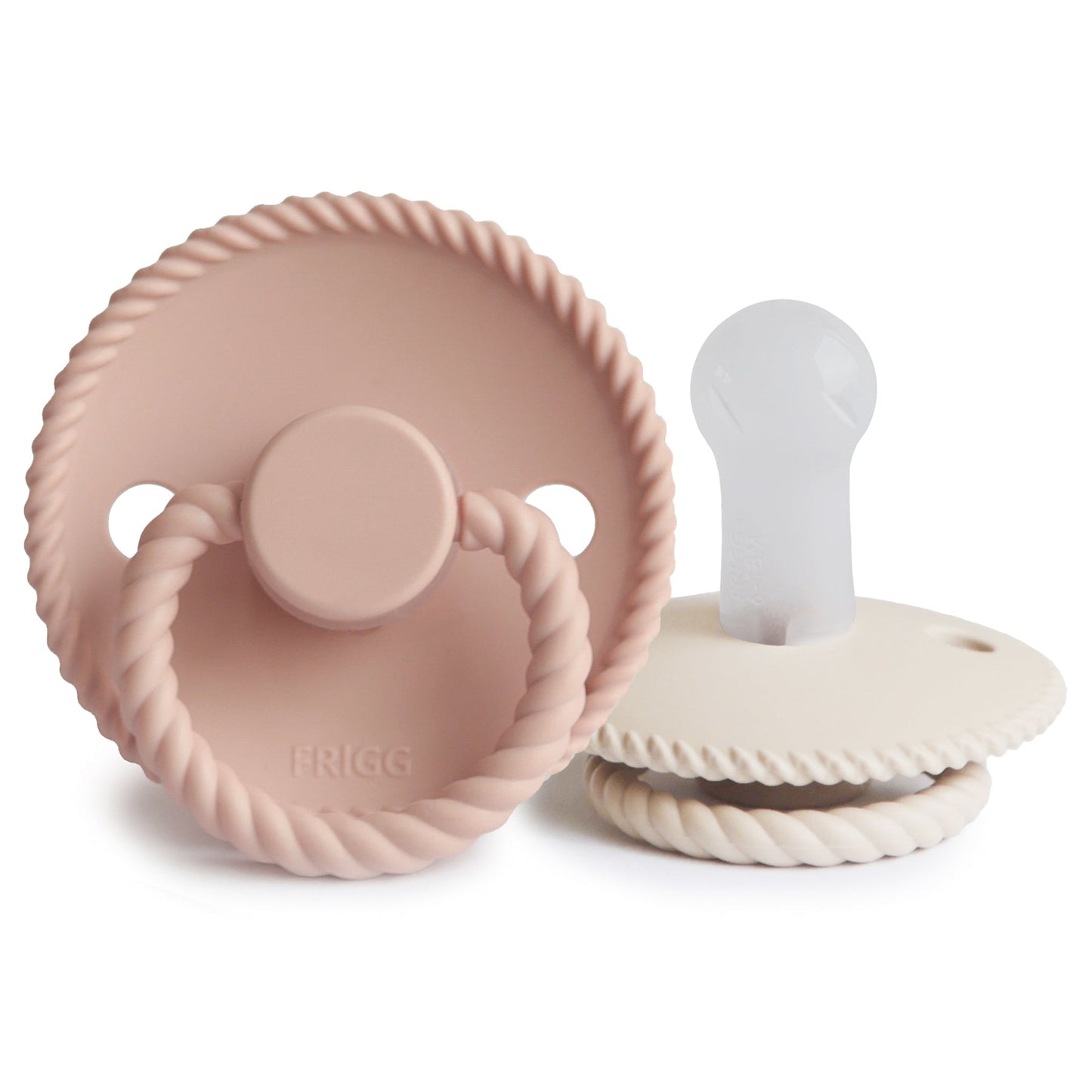 FRIGG Rope Silicone Pacifier 2-Pack - Babies in Bloom