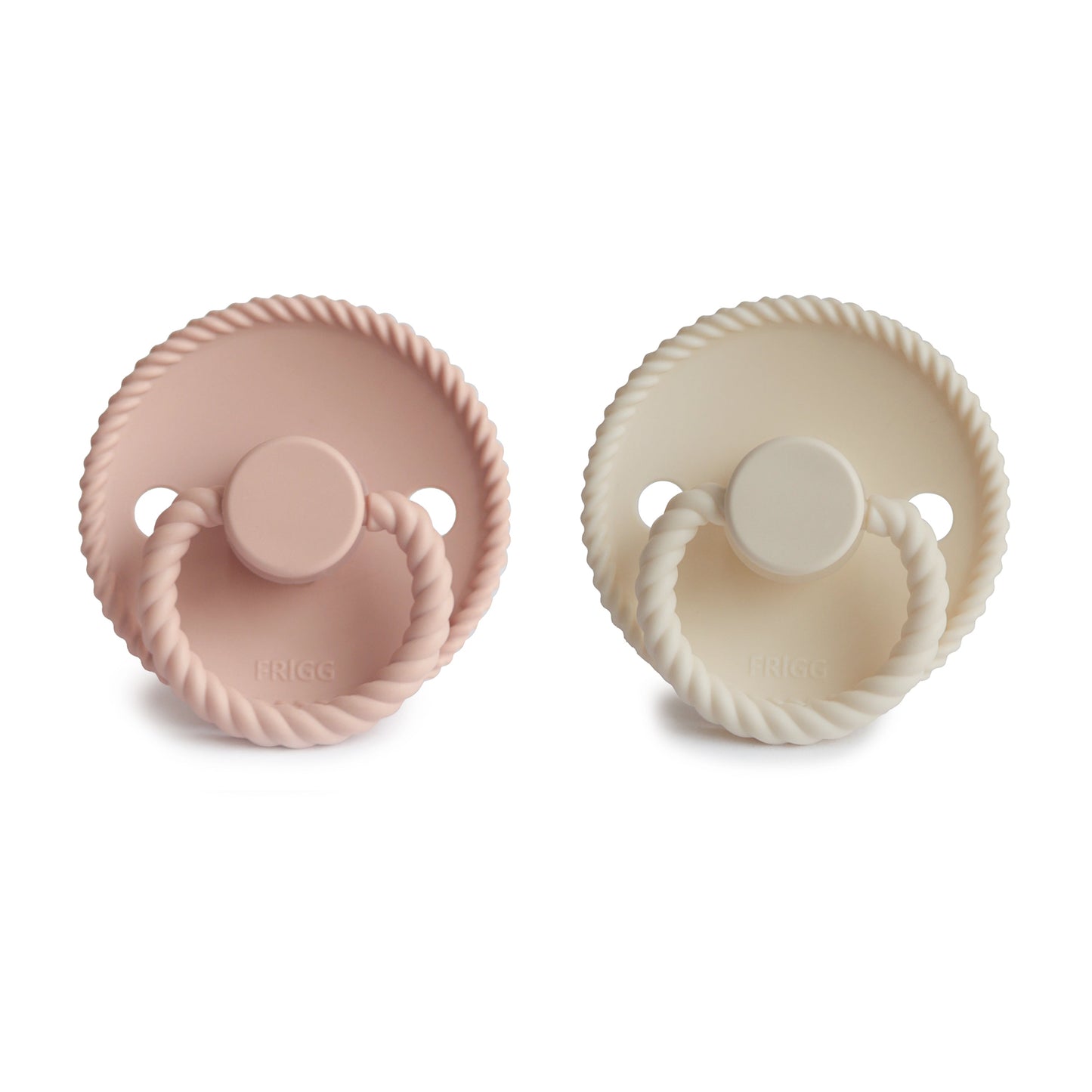 FRIGG Rope Silicone Pacifier 2-Pack - Babies in Bloom