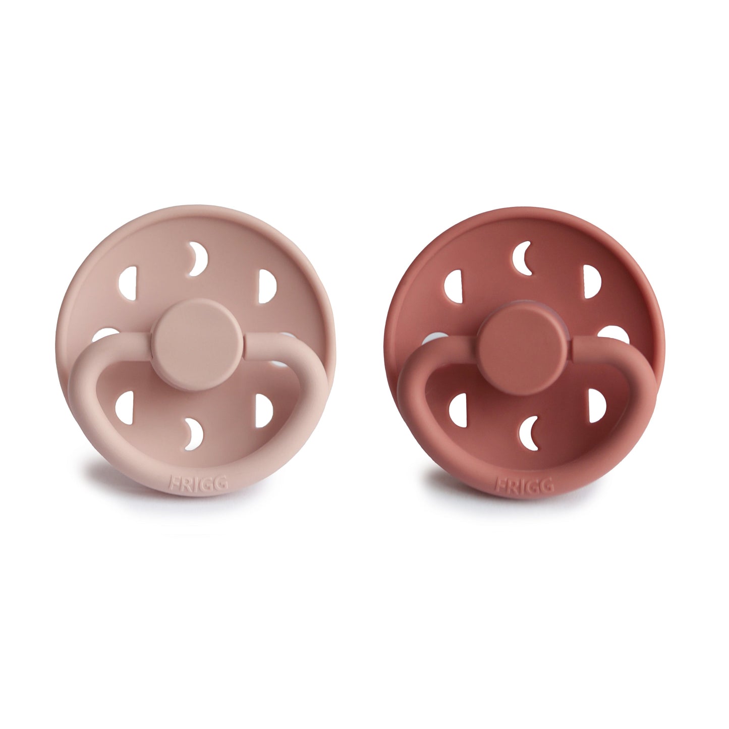 FRIGG Moon Silicone Pacifier 2-Pack - Babies in Bloom