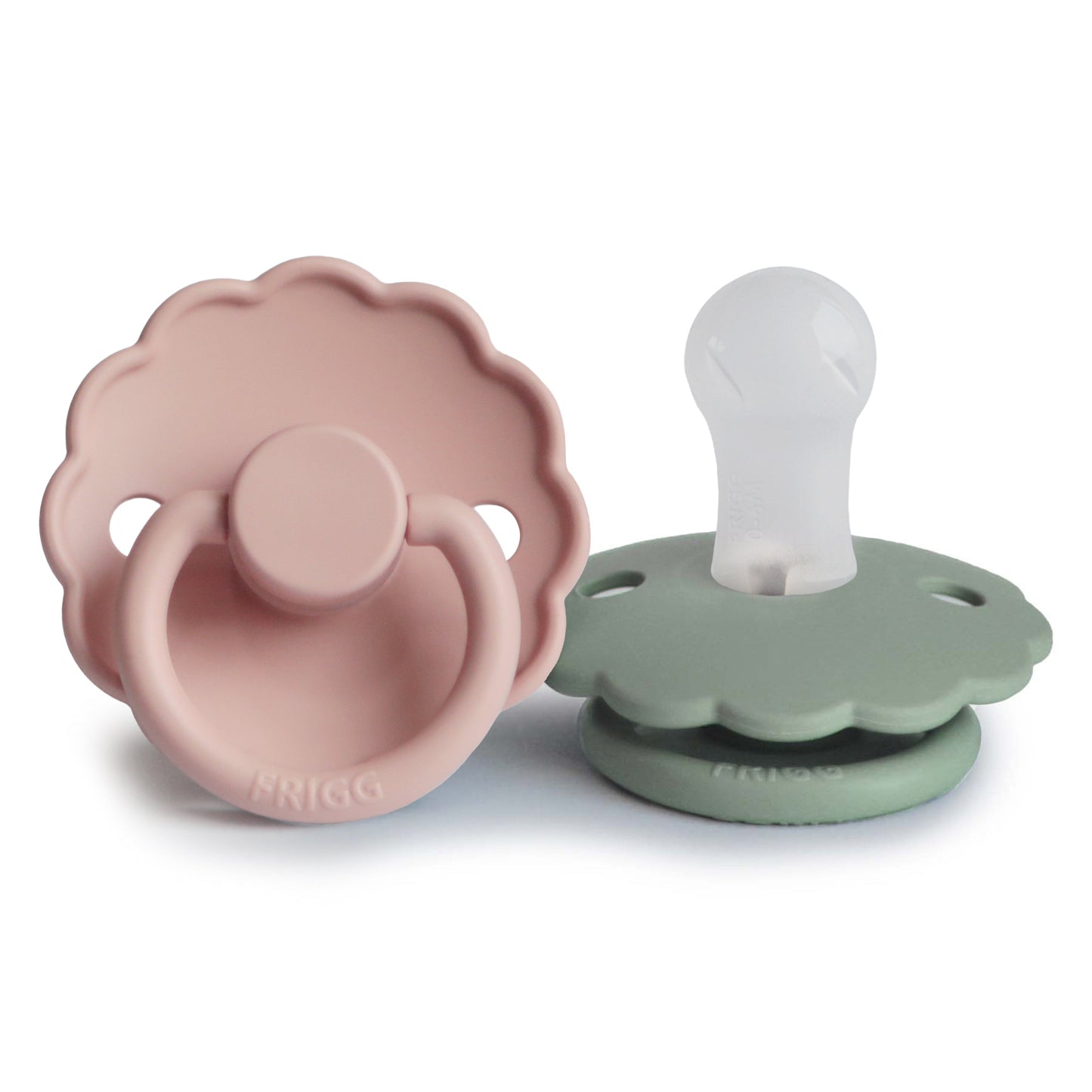 FRIGG Daisy Silicone Pacifier 2-Pack - Babies in Bloom