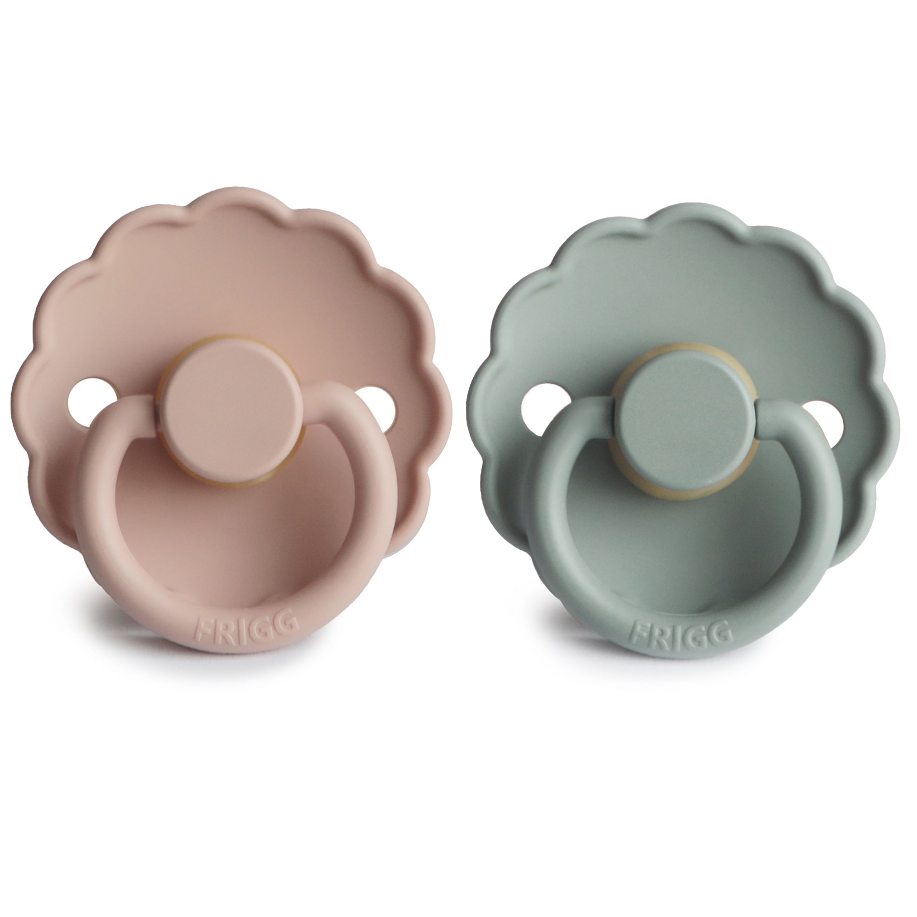 FRIGG Daisy Natural Rubber Pacifier 2-Pack - Babies in Bloom