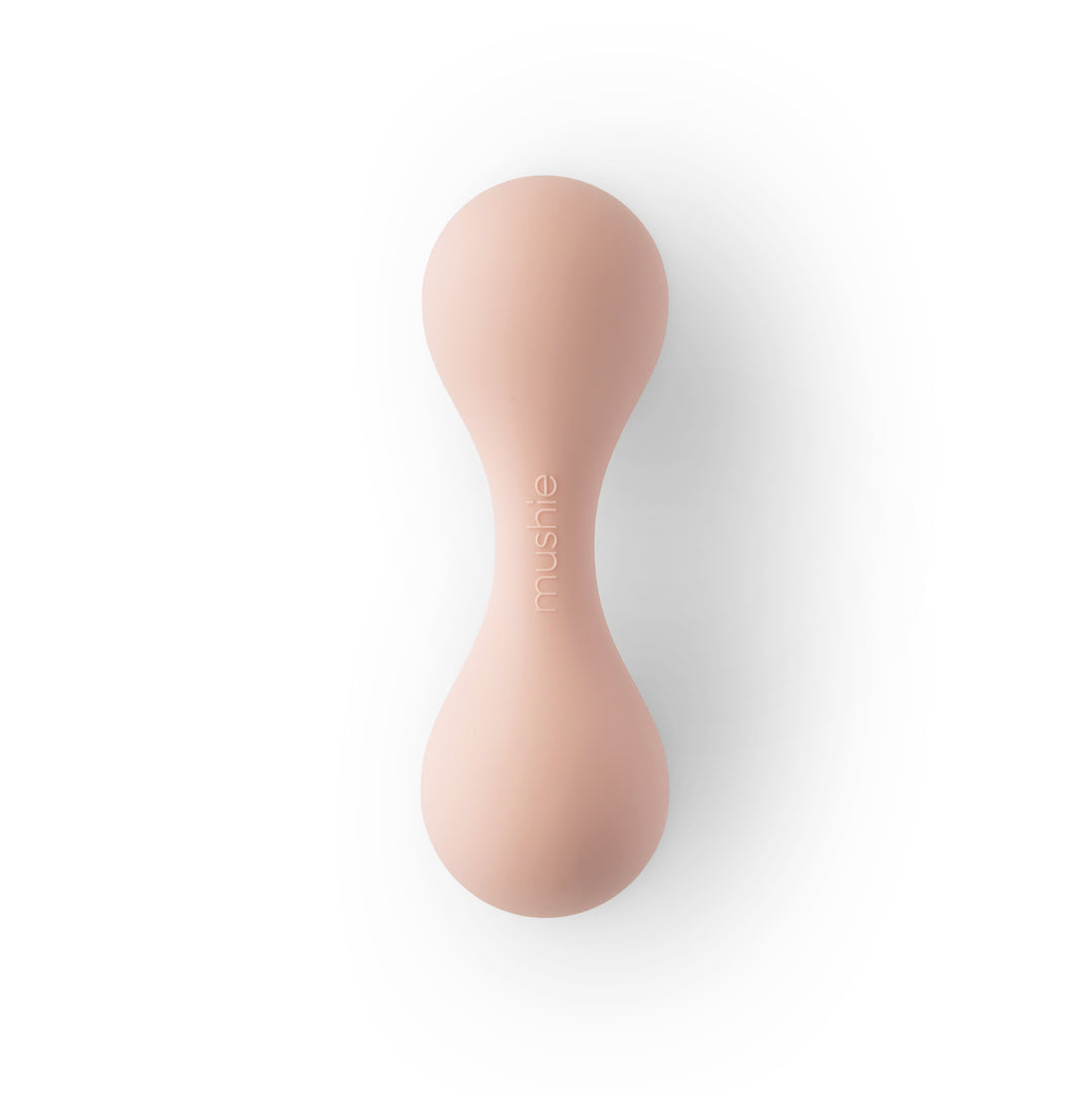 Mushie Silicone Baby Rattle Toy