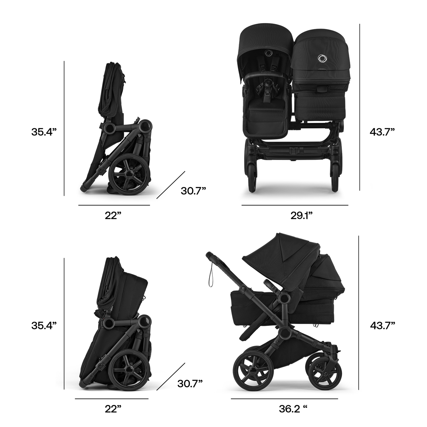 Bugaboo Donkey 6 Twin Stroller
