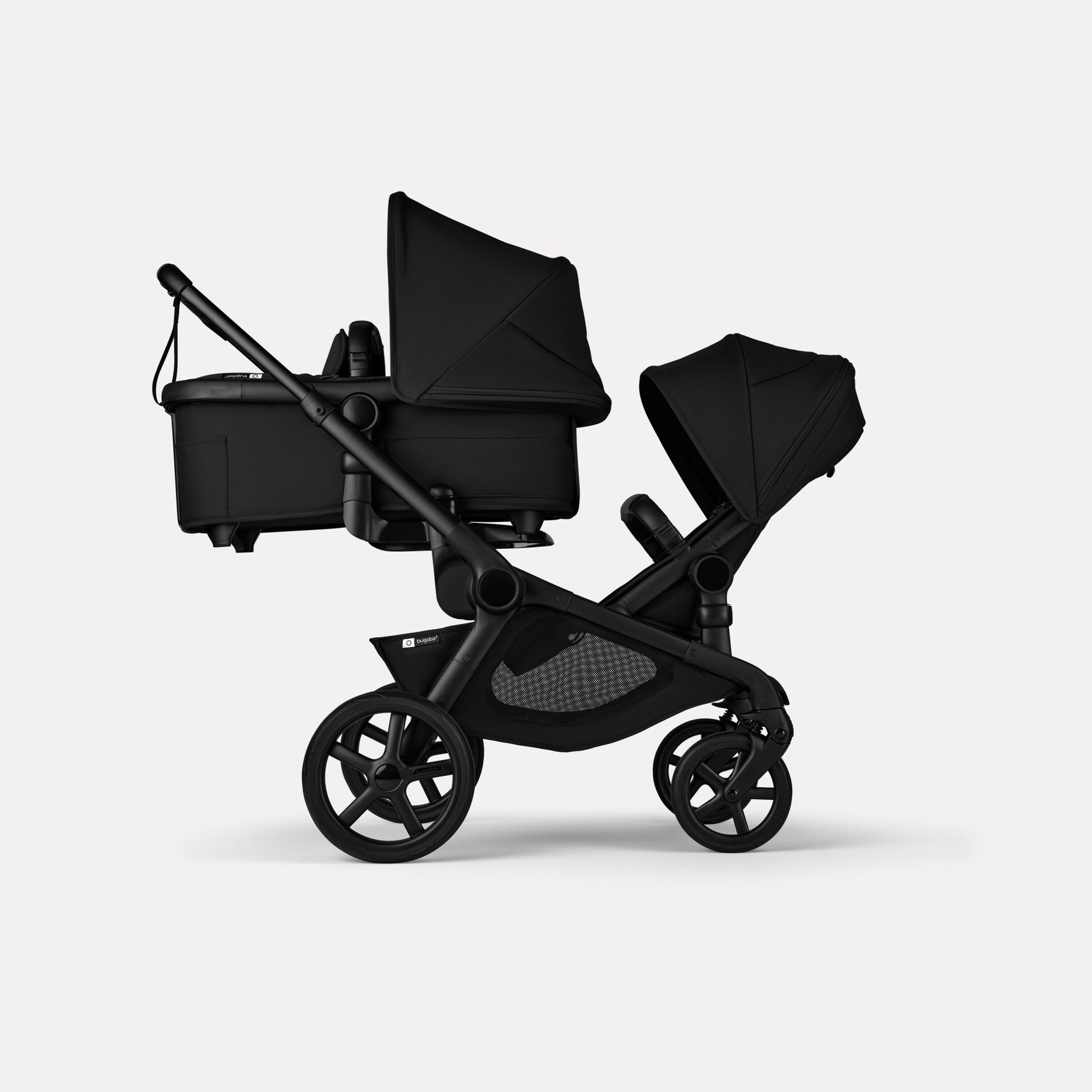 bugaboo black chassis Bugaboo Kangaroo 2-in-1 Tandem Stroller
