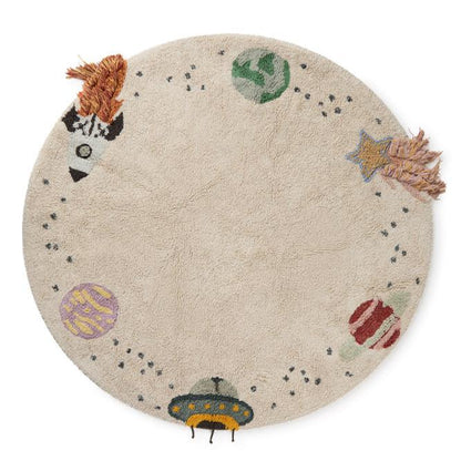 Washable Cotton Rug Interstellar Journey