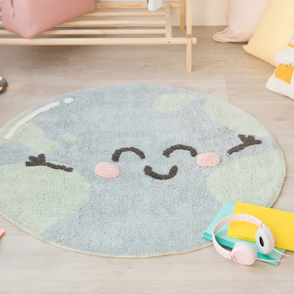 Washable Cotton Rug Big Big World