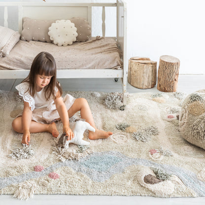 Washable Play Rug Path of Nature