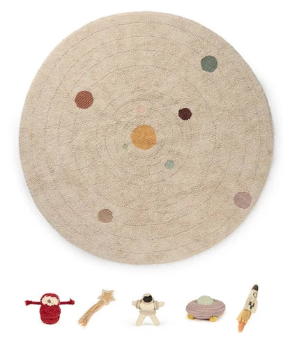 Washable Play Rug Solar System