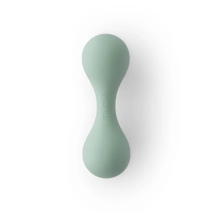 Mushie Silicone Baby Rattle Toy