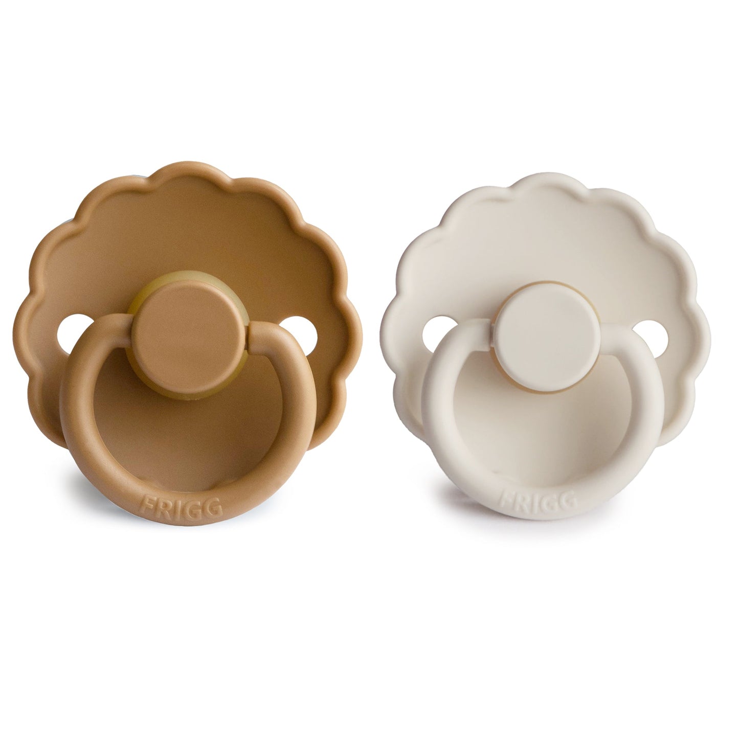 FRIGG Daisy Natural Rubber Pacifier 2-Pack - Babies in Bloom