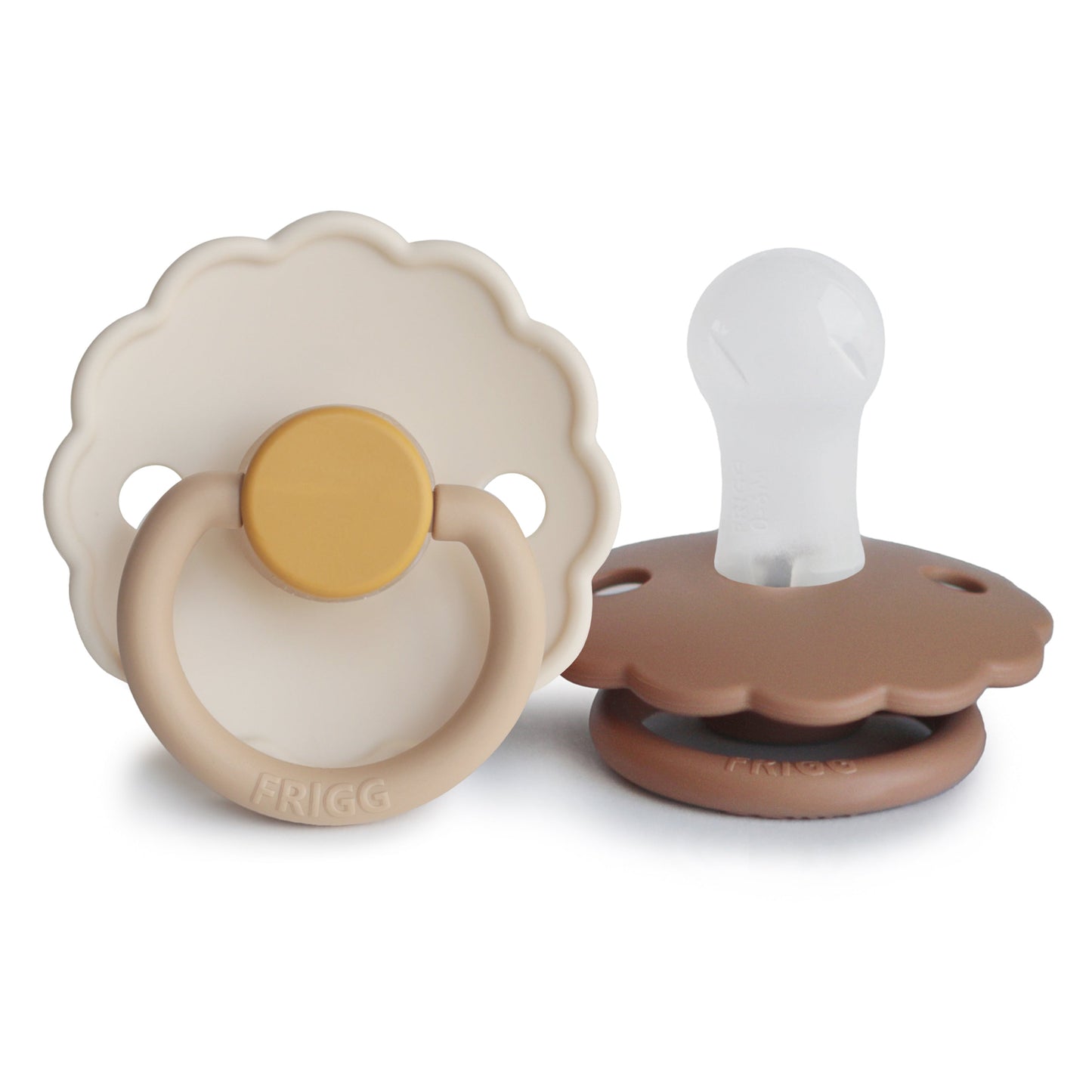 FRIGG Daisy Silicone Pacifier 2-Pack - Babies in Bloom