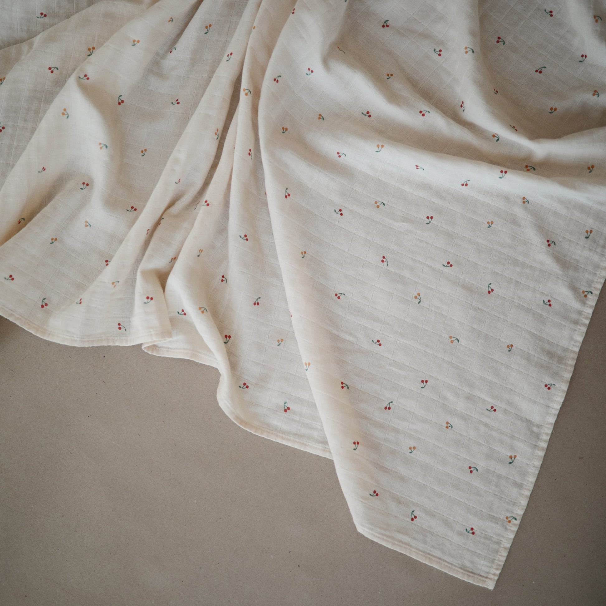 Organic Cotton Muslin Swaddle Blanket - Babies in Bloom