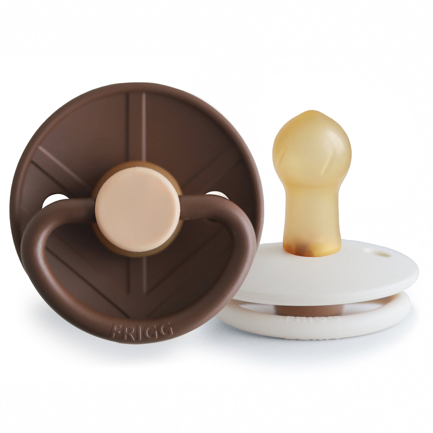 FRIGG Little Viking Natural Rubber Pacifier 2-Pack - Babies in Bloom