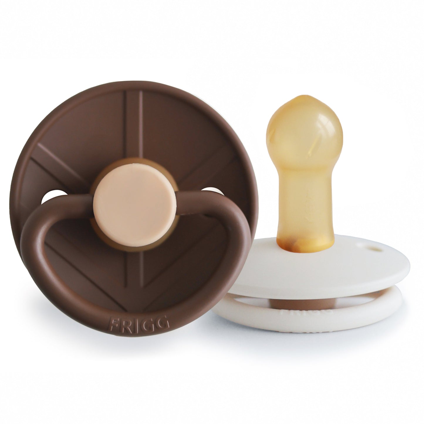FRIGG Little Viking Natural Rubber Pacifier 2-Pack - Babies in Bloom