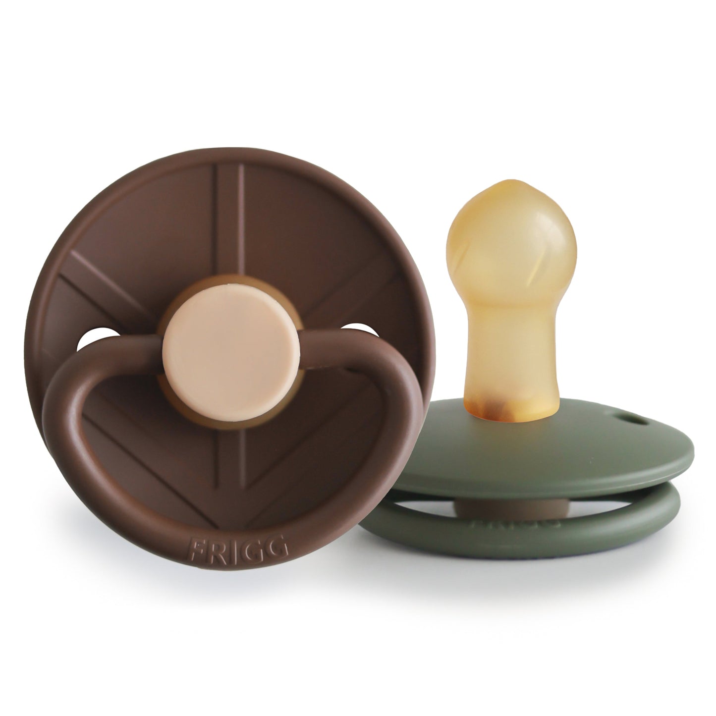 FRIGG Little Viking Natural Rubber Pacifier 2-Pack - Babies in Bloom