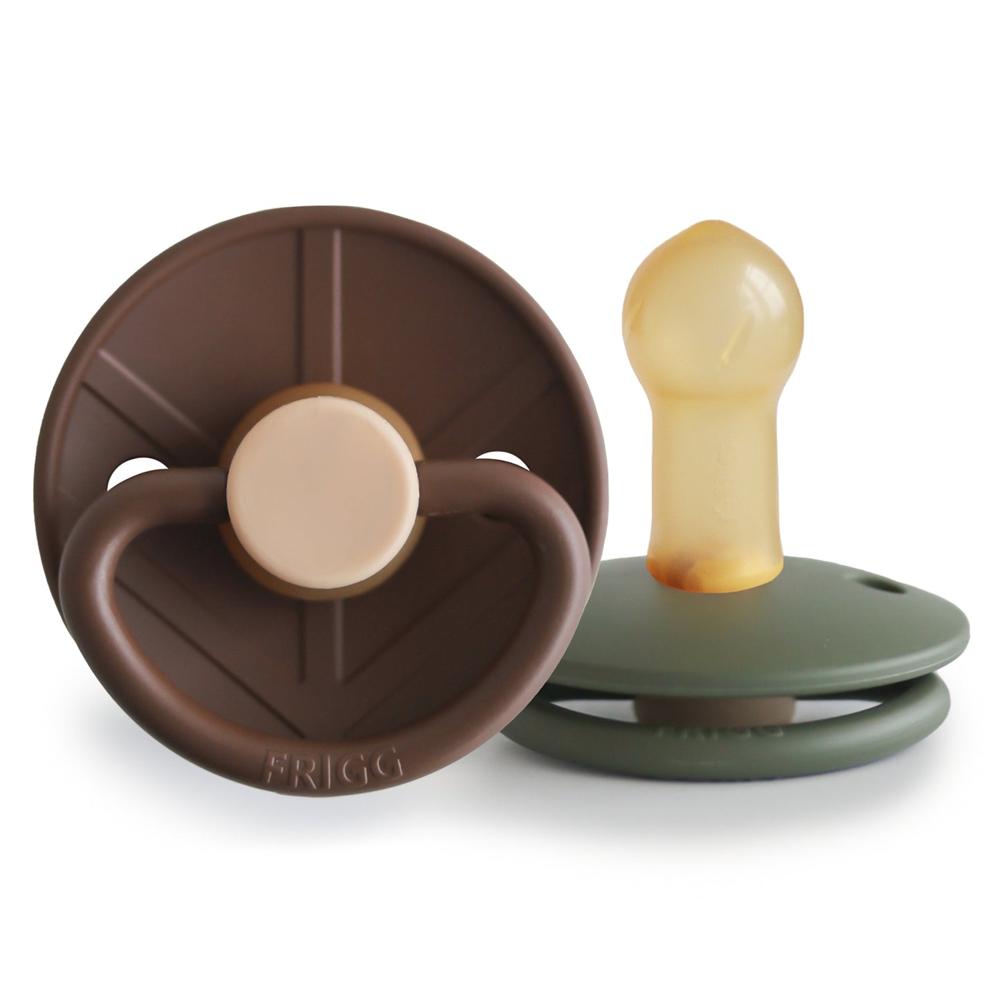 FRIGG Little Viking Natural Rubber Pacifier 2-Pack - Babies in Bloom