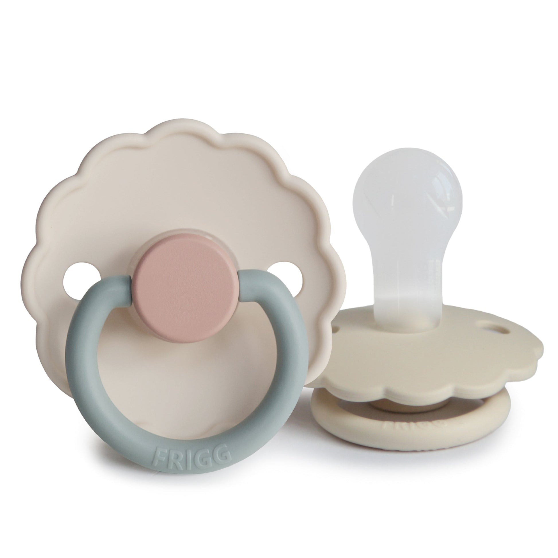 FRIGG Daisy Silicone Pacifier 2-Pack - Babies in Bloom