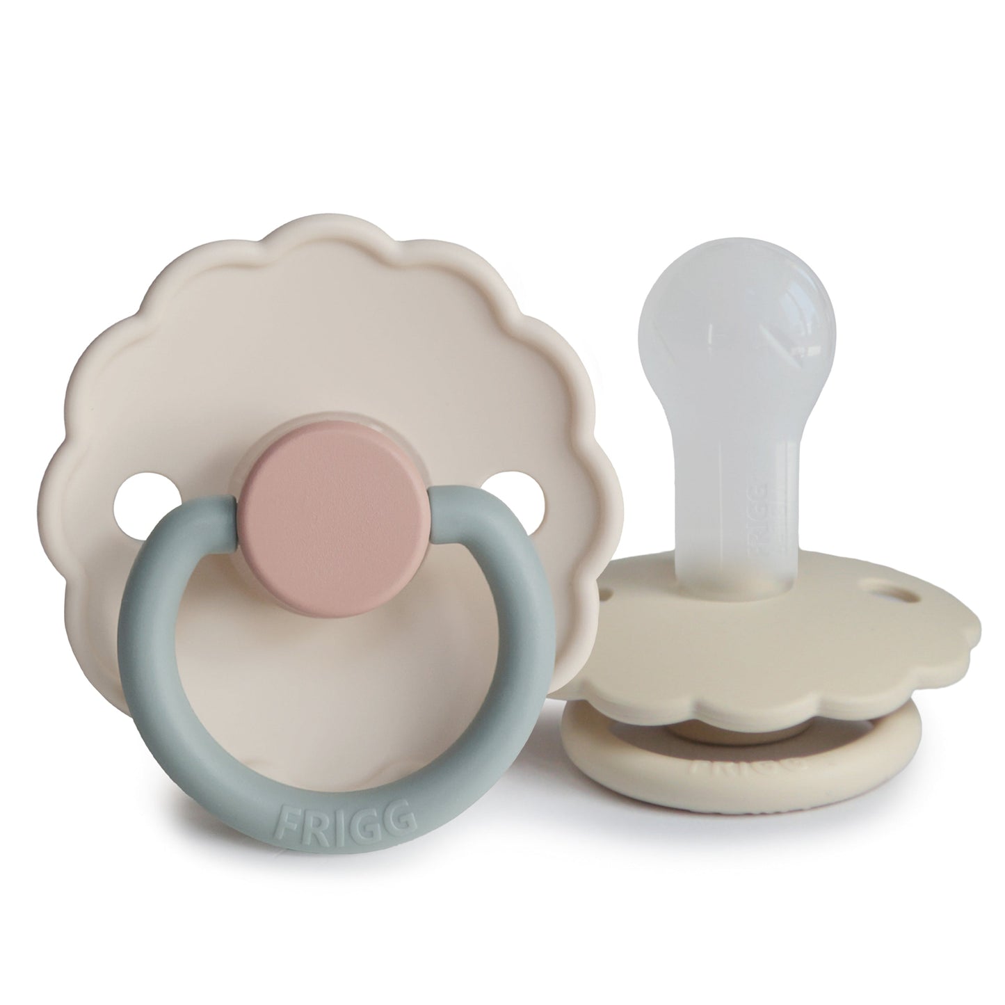 FRIGG Daisy Silicone Pacifier 2-Pack - Babies in Bloom