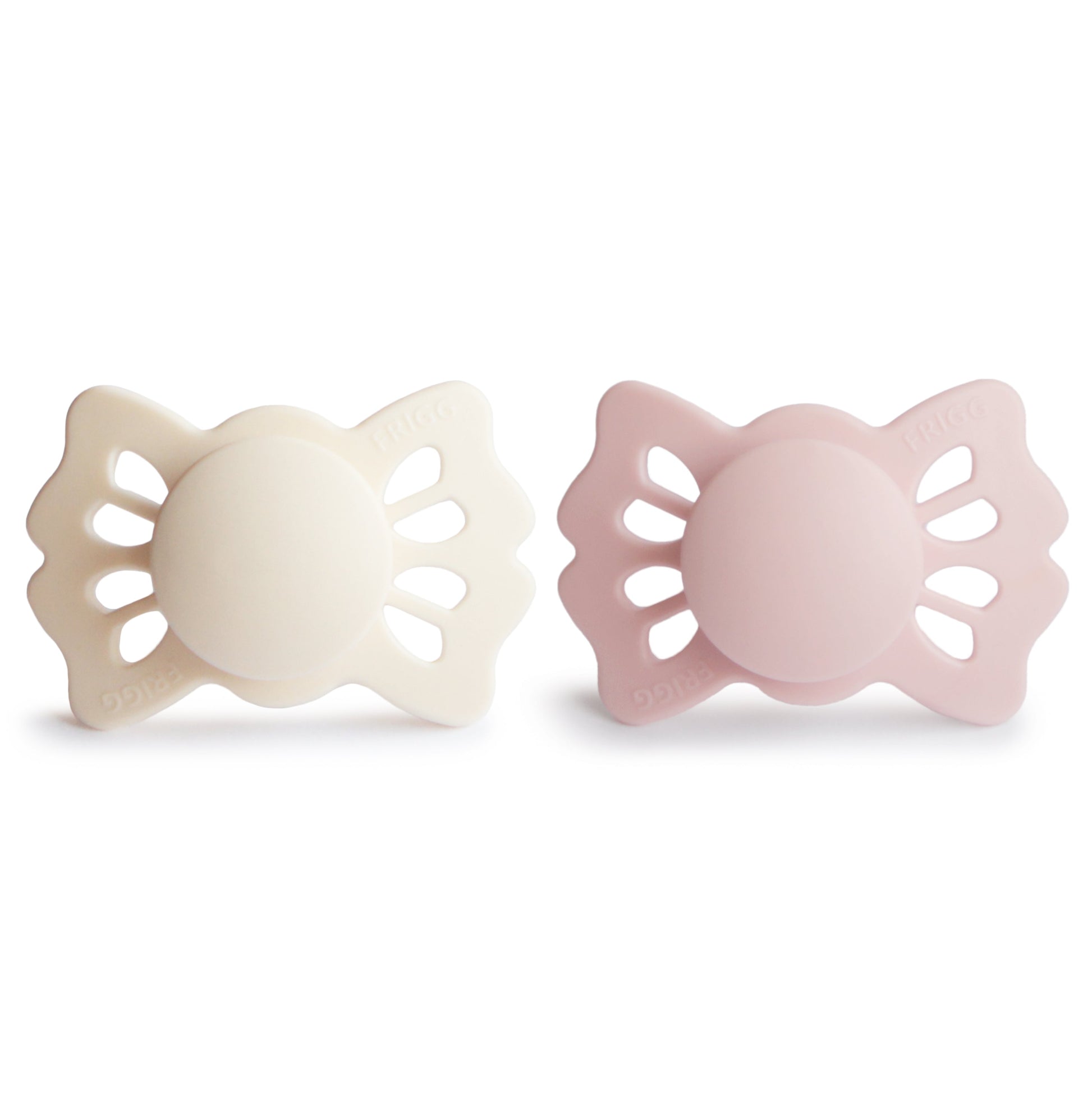 FRIGG Lucky Symmetrical Silicone Pacifier 2-Pack (0-6 Months) - Babies in Bloom