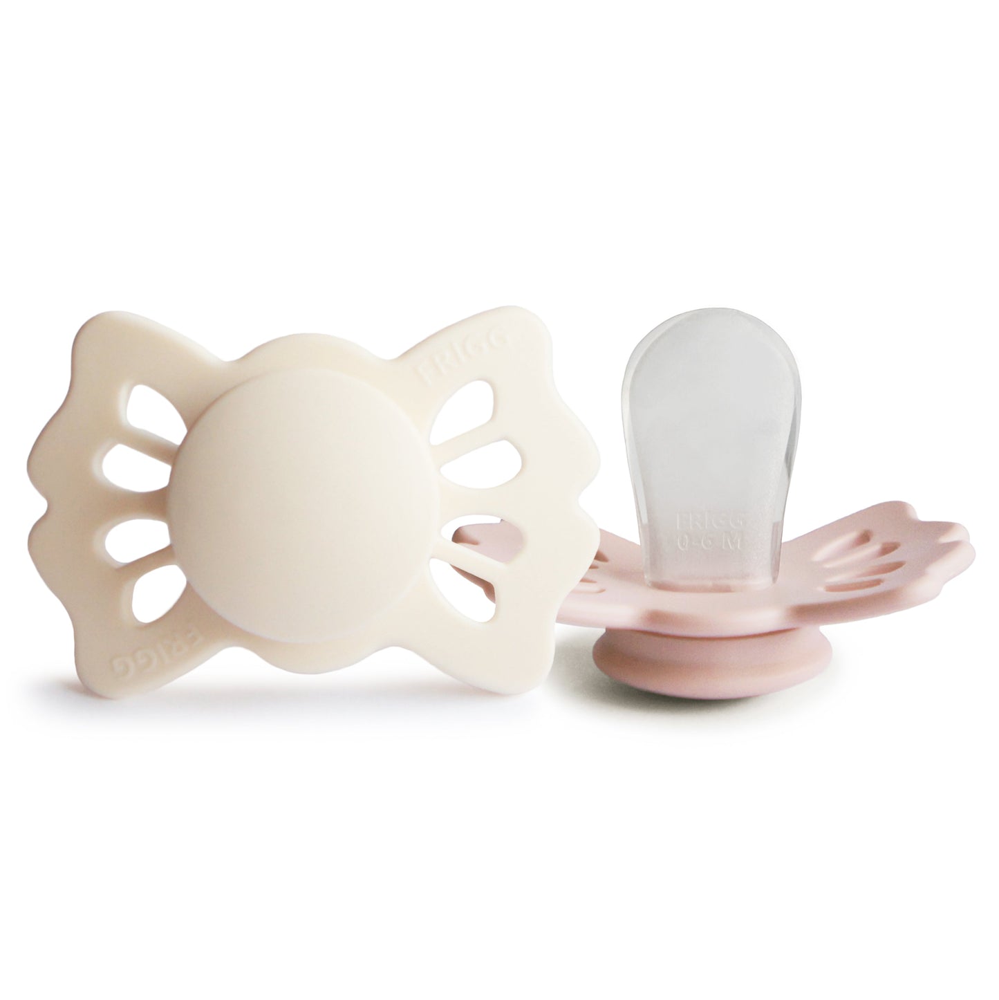 FRIGG Lucky Symmetrical Silicone Pacifier 2-Pack (0-6 Months) - Babies in Bloom