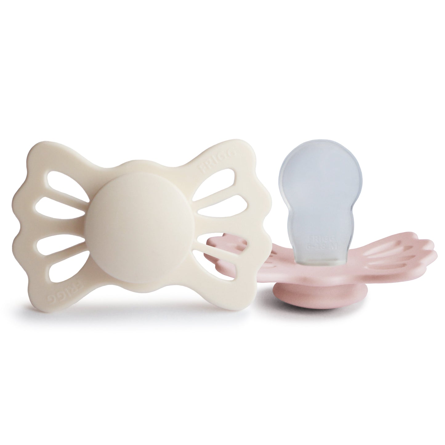 FRIGG Lucky Symmetrical Silicone Pacifier 2-Pack (6-18 Months) - Babies in Bloom