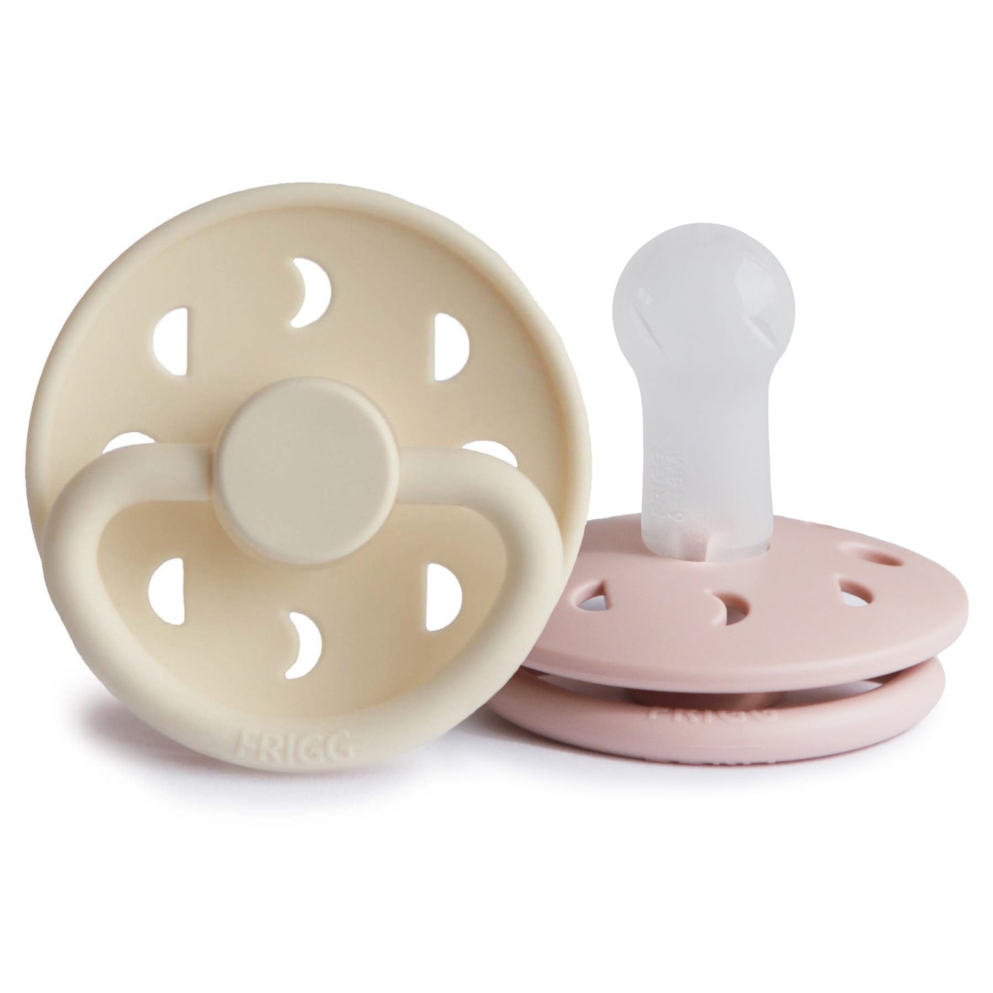 FRIGG Moon Silicone Pacifier 2-Pack - Babies in Bloom