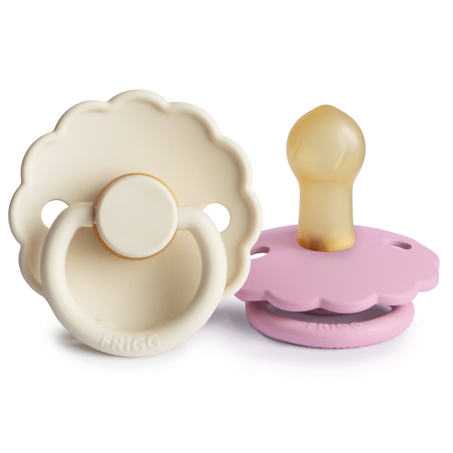 FRIGG Daisy Natural Rubber Pacifier 2-Pack - Babies in Bloom