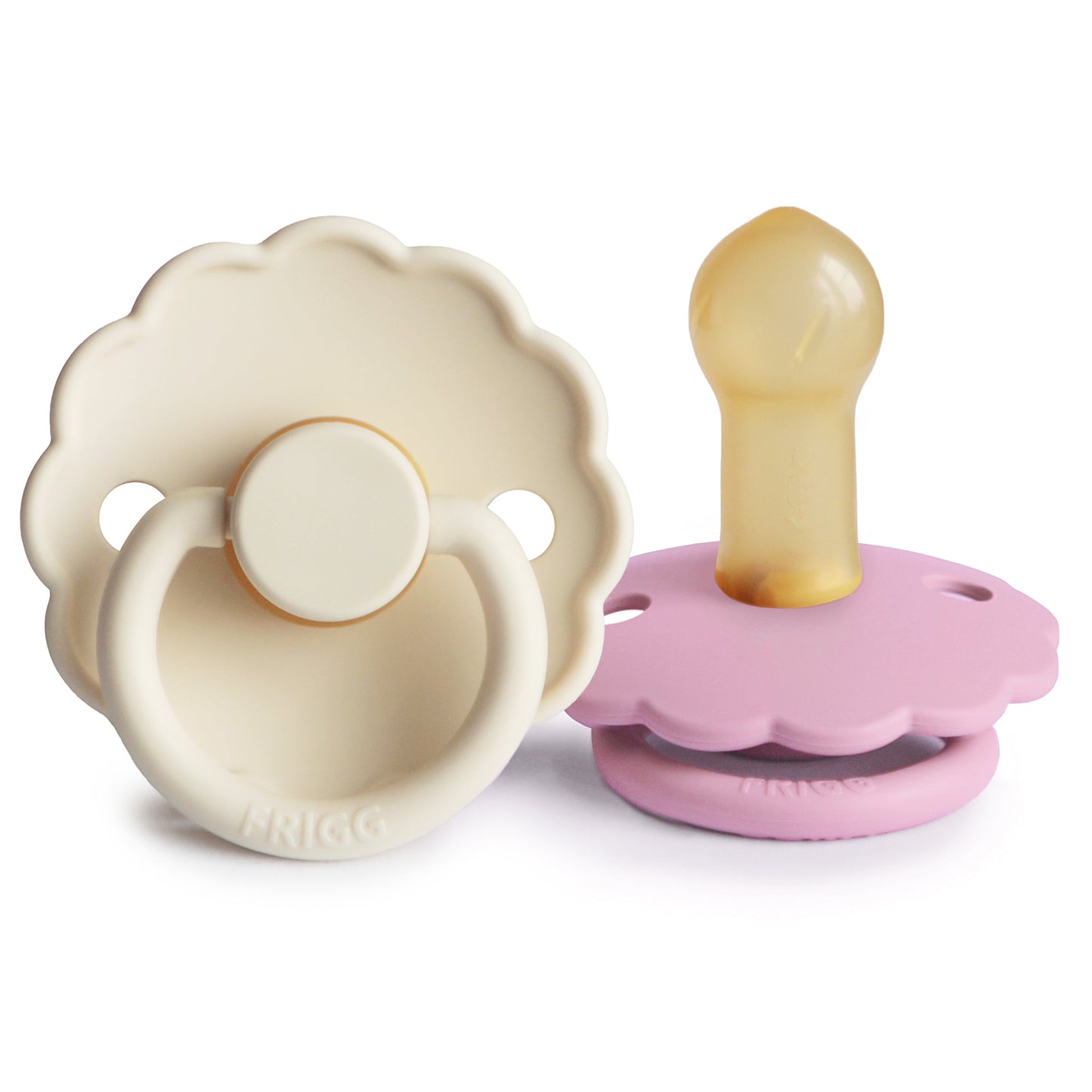 FRIGG Daisy Natural Rubber Pacifier 2-Pack - Babies in Bloom