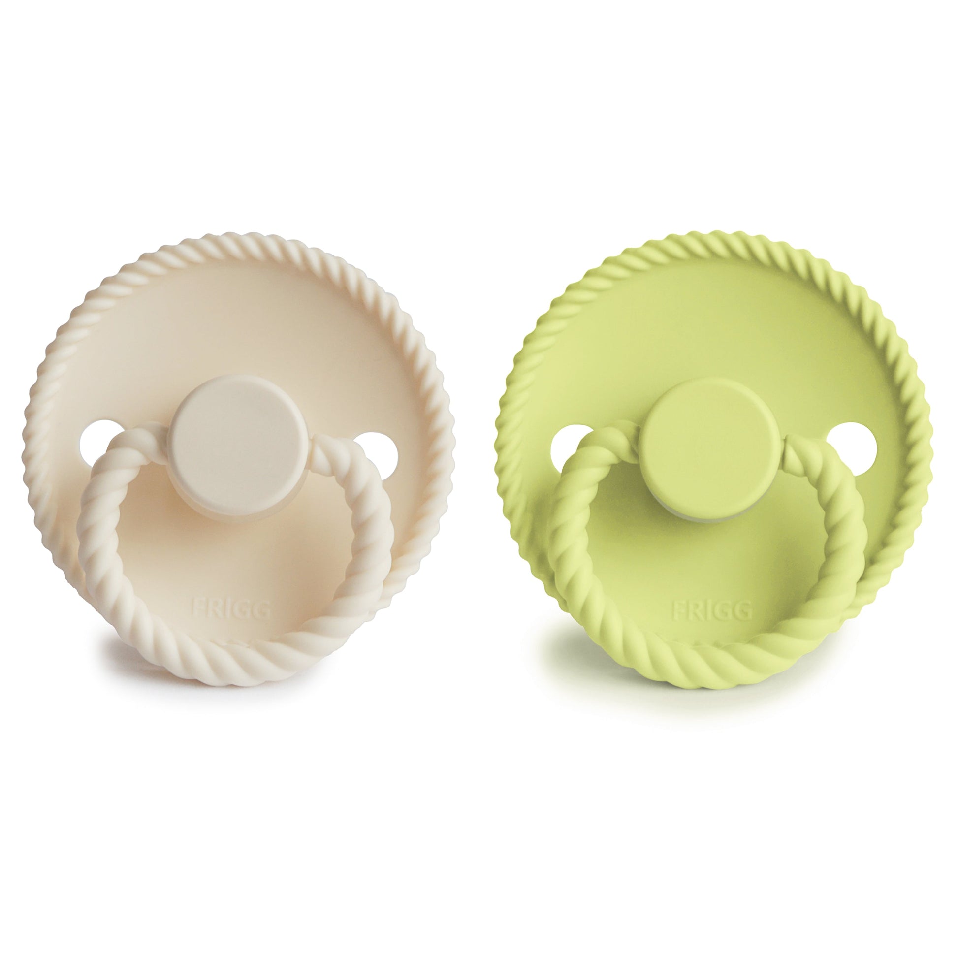 FRIGG Rope Silicone Pacifier 2-Pack - Babies in Bloom