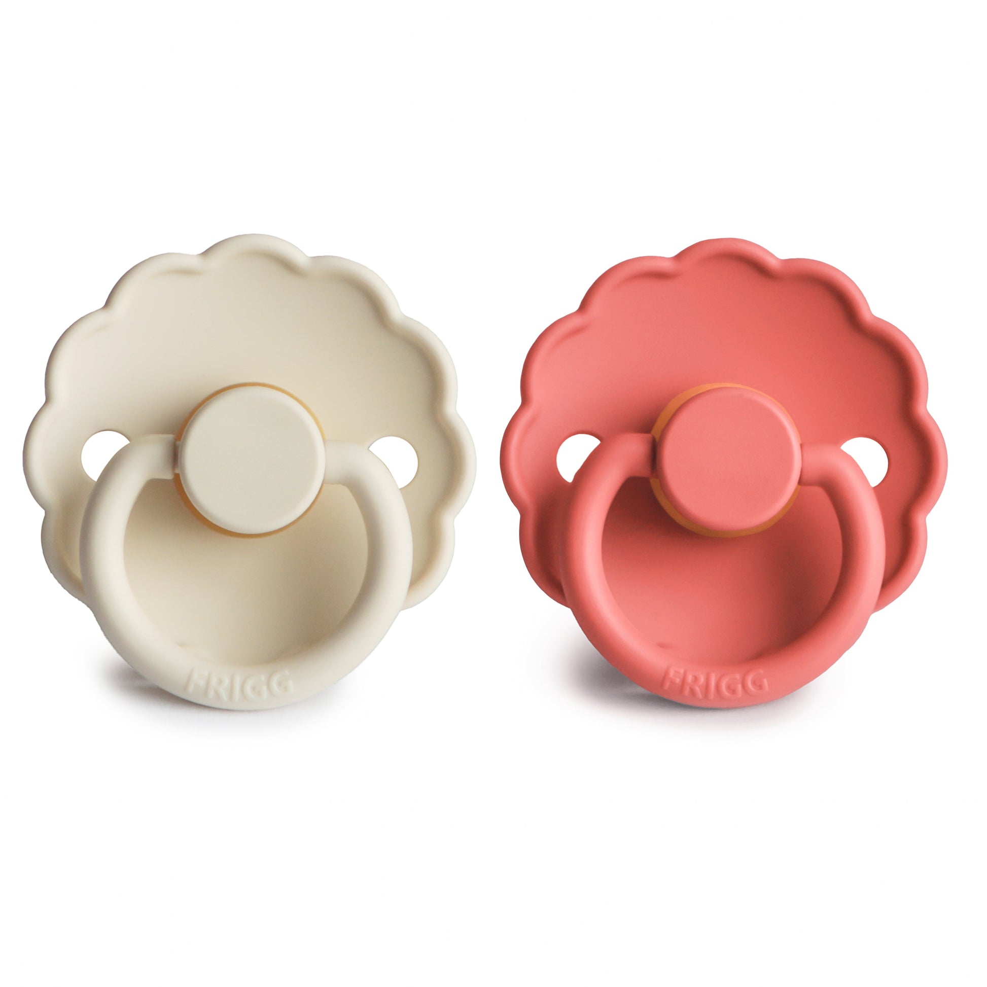 FRIGG Daisy Natural Rubber Pacifier 2-Pack - Babies in Bloom