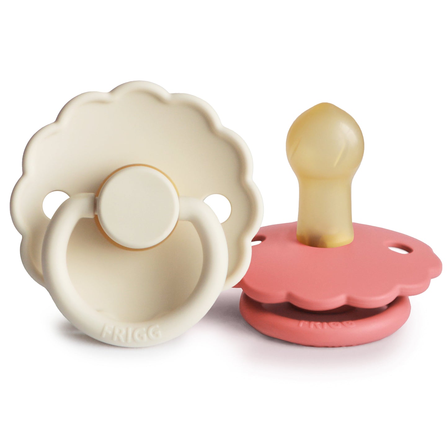 FRIGG Daisy Natural Rubber Pacifier 2-Pack - Babies in Bloom