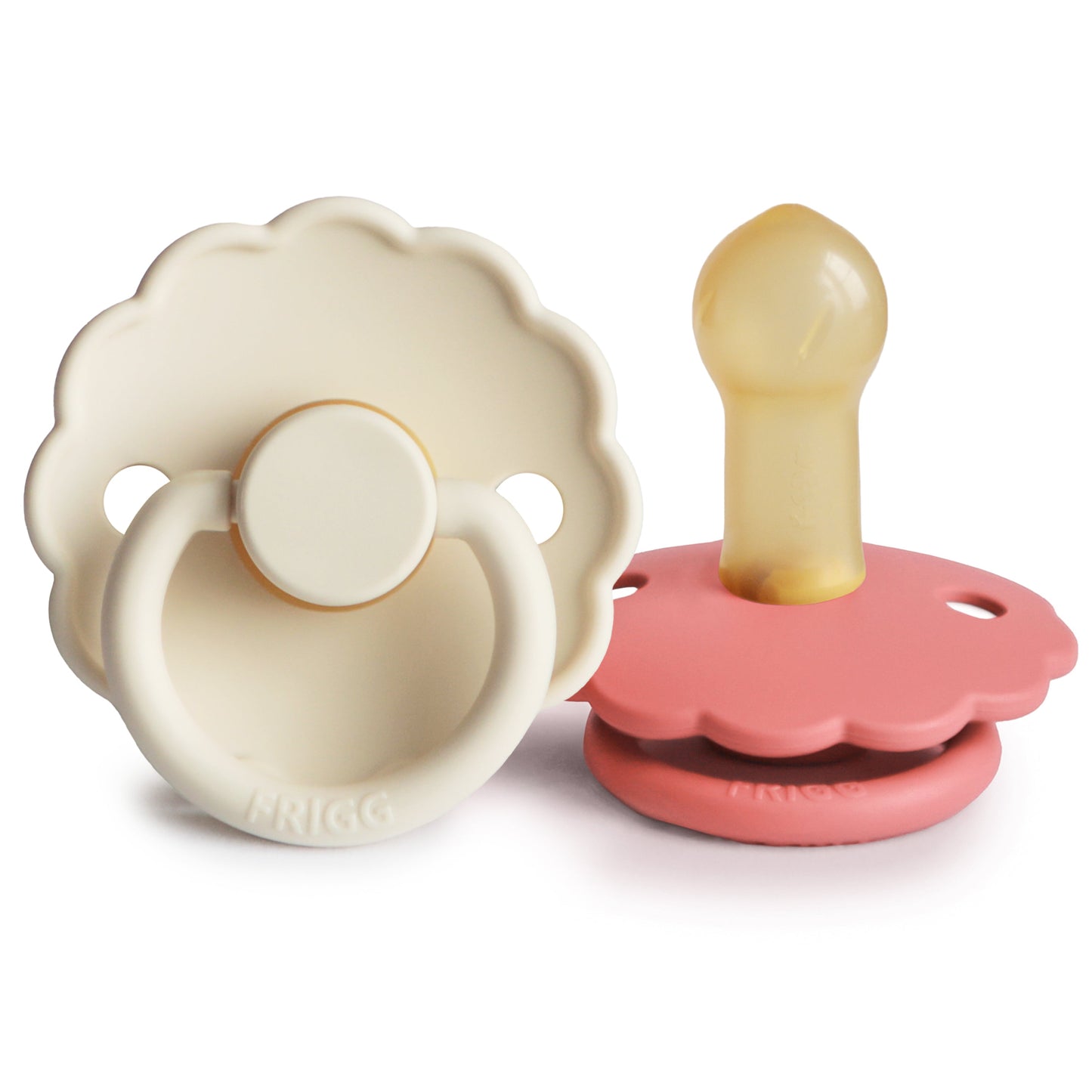 FRIGG Daisy Natural Rubber Pacifier 2-Pack - Babies in Bloom