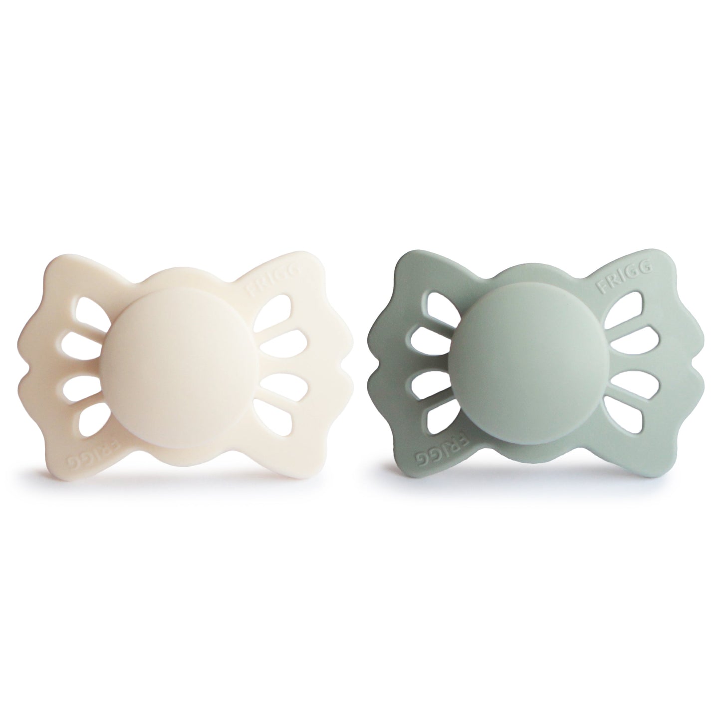 FRIGG Lucky Symmetrical Silicone Pacifier 2-Pack (0-6 Months) - Babies in Bloom