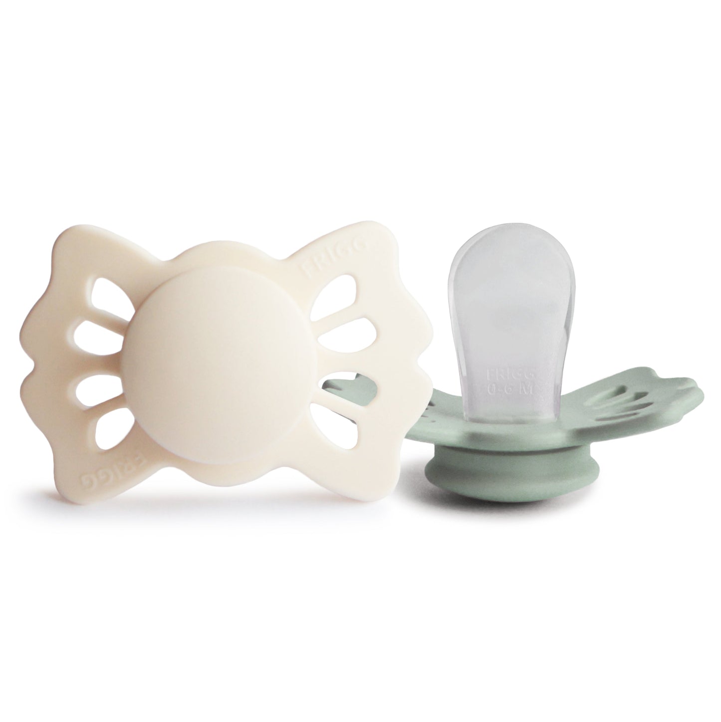 FRIGG Lucky Symmetrical Silicone Pacifier 2-Pack (0-6 Months) - Babies in Bloom