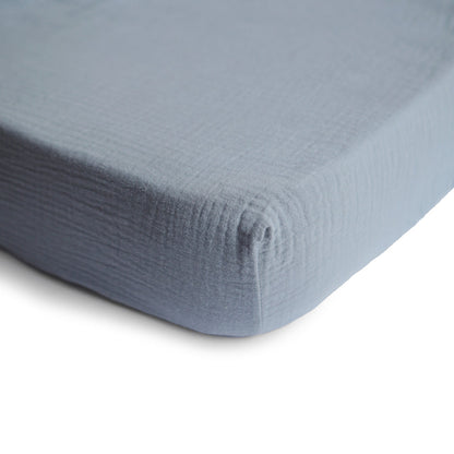 Mushie Extra Soft Muslin Crib Sheets