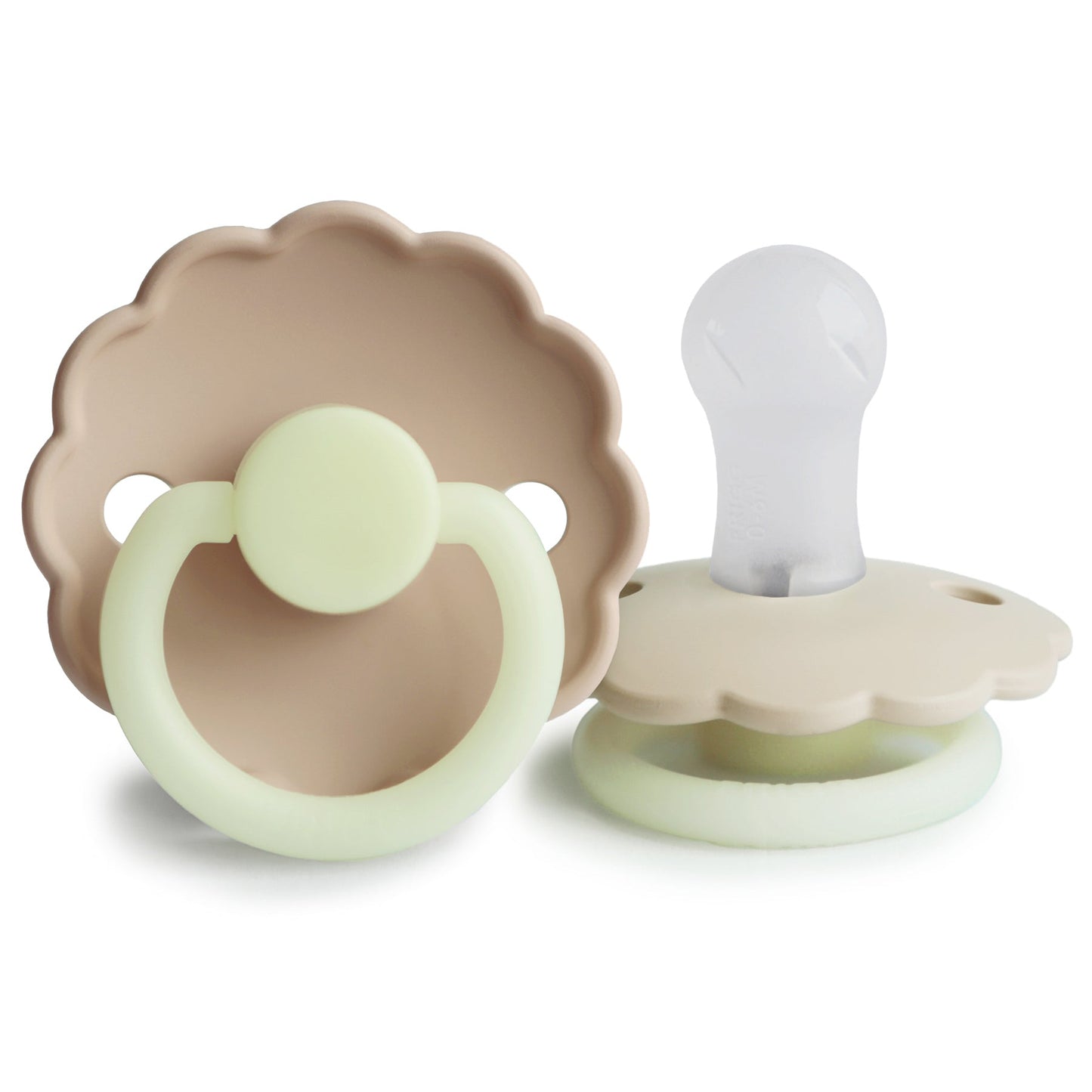 FRIGG Daisy Night Silicone Pacifier 2-Pack - Babies in Bloom