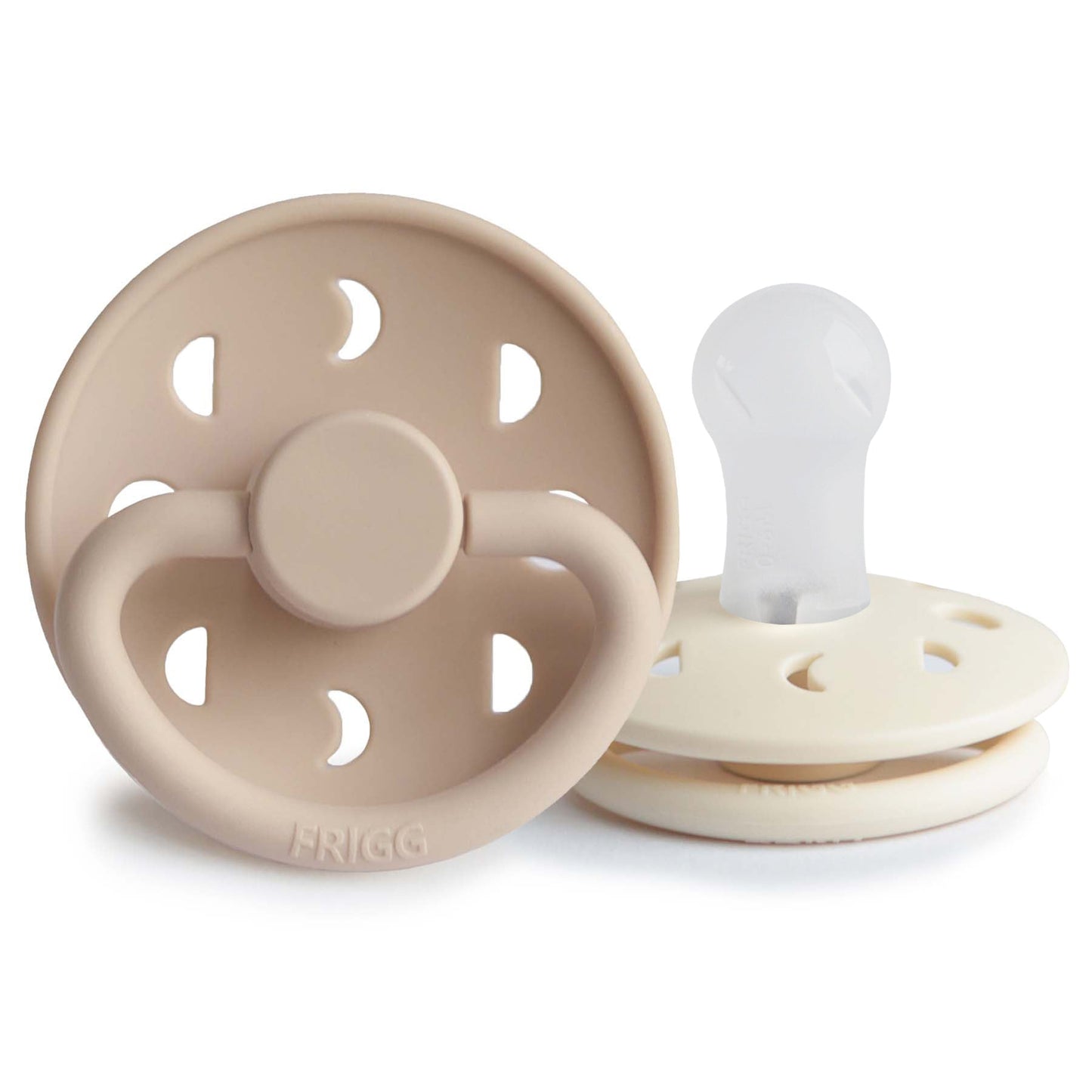 FRIGG Moon Silicone Pacifier 2-Pack - Babies in Bloom