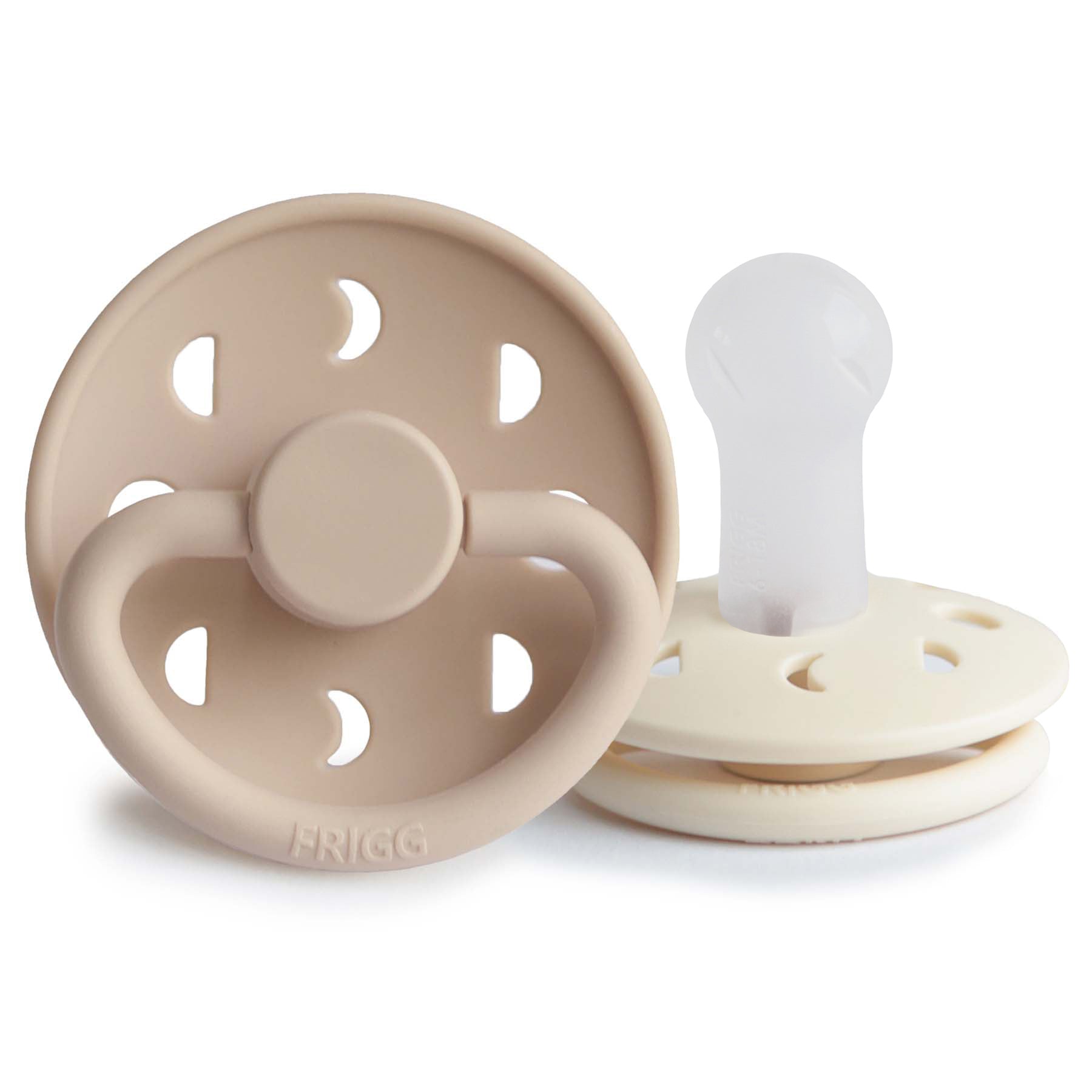 FRIGG Moon Silicone Pacifier 2-Pack - Babies in Bloom