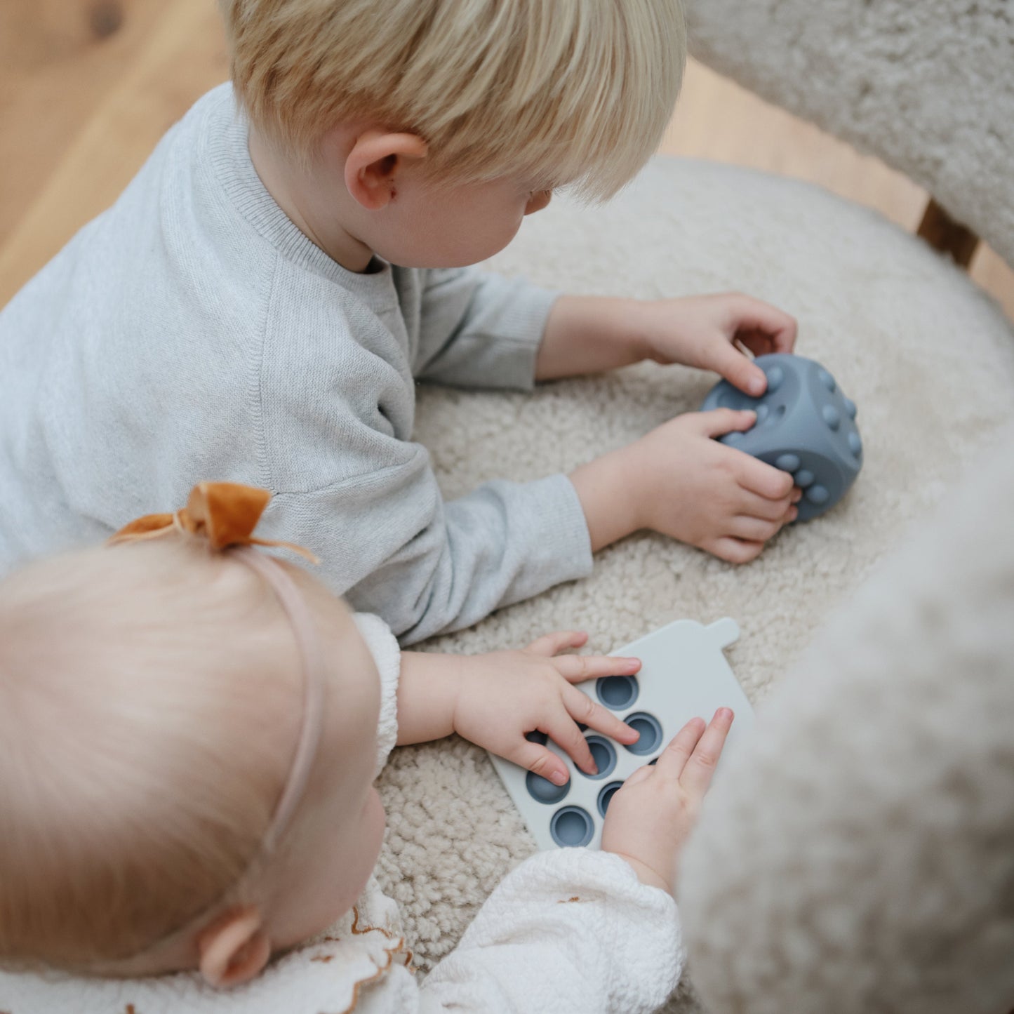 Dice Press Toy - Babies in Bloom