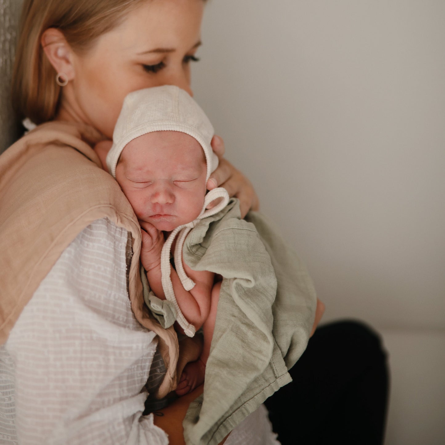 Organic Cotton Muslin Burp Cloth 2-Pack - Babies in Bloom