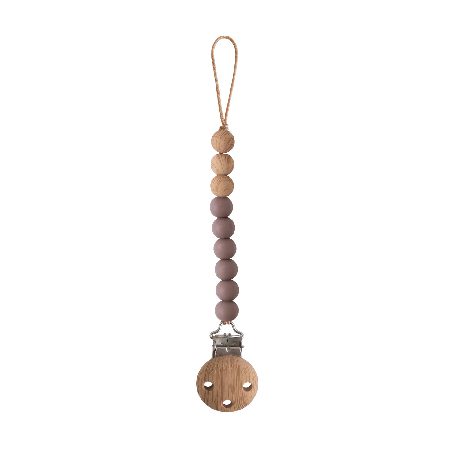 Silicone Pacifier Clip | Eva - Babies in Bloom