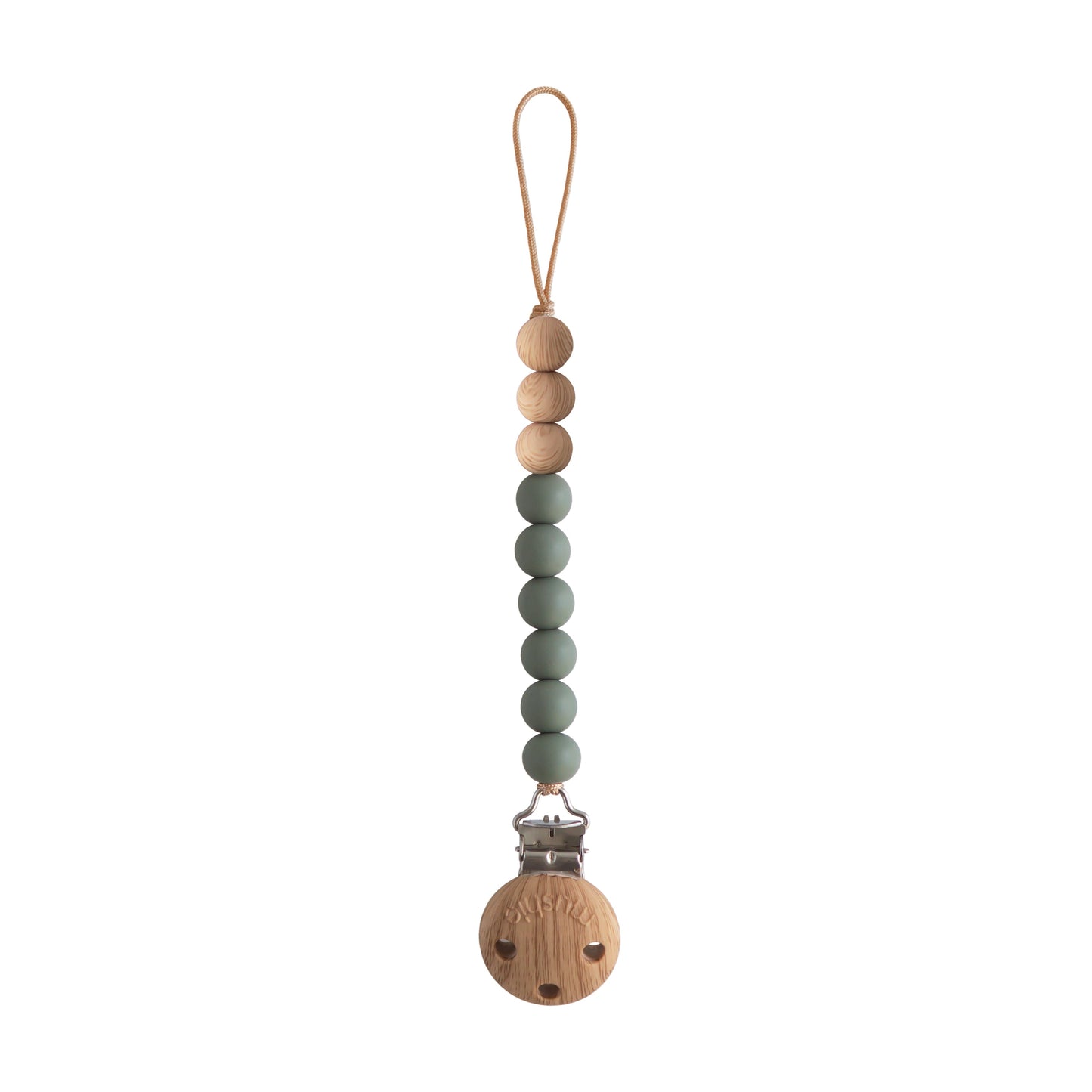 Silicone Pacifier Clip | Eva - Babies in Bloom