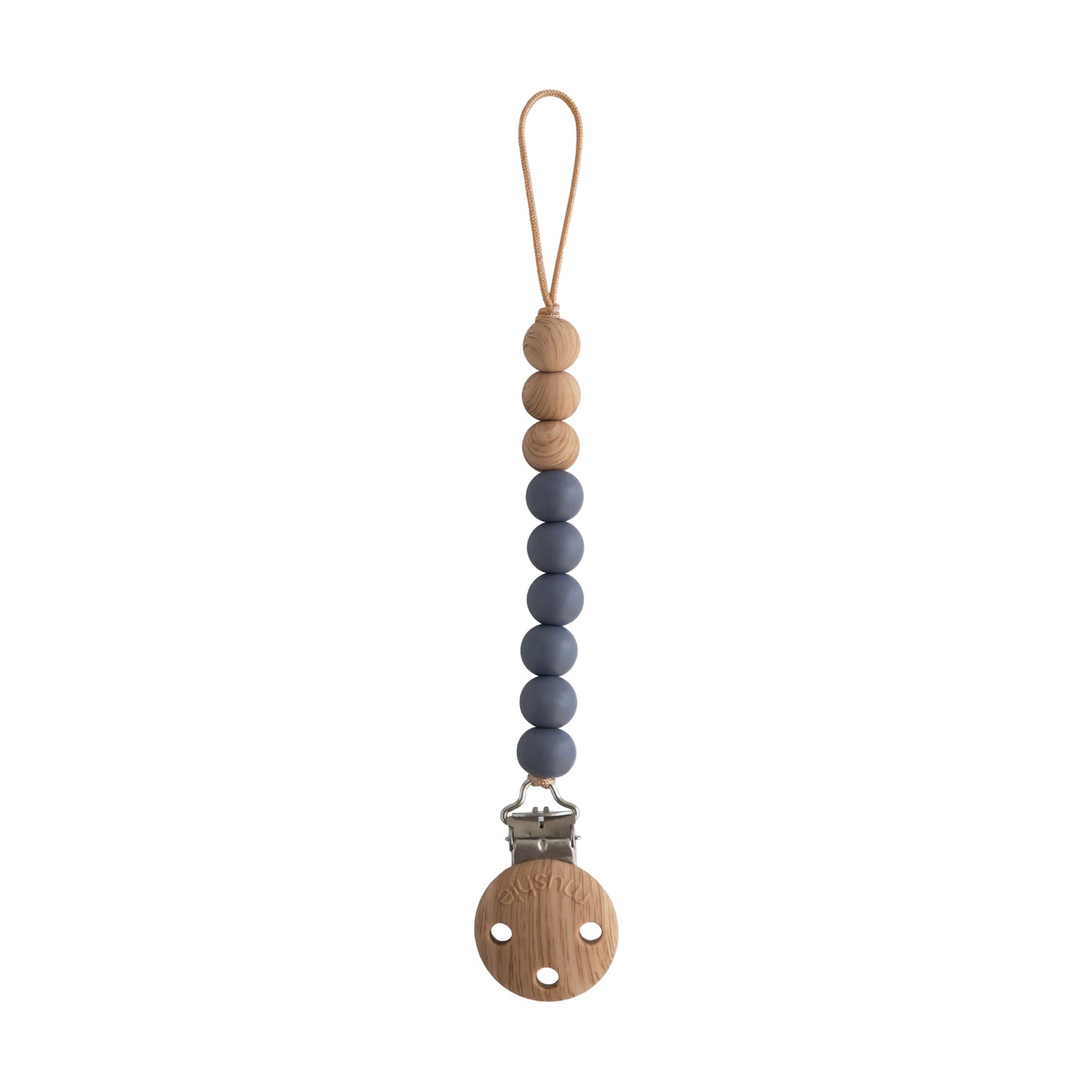 Silicone Pacifier Clip | Eva - Babies in Bloom