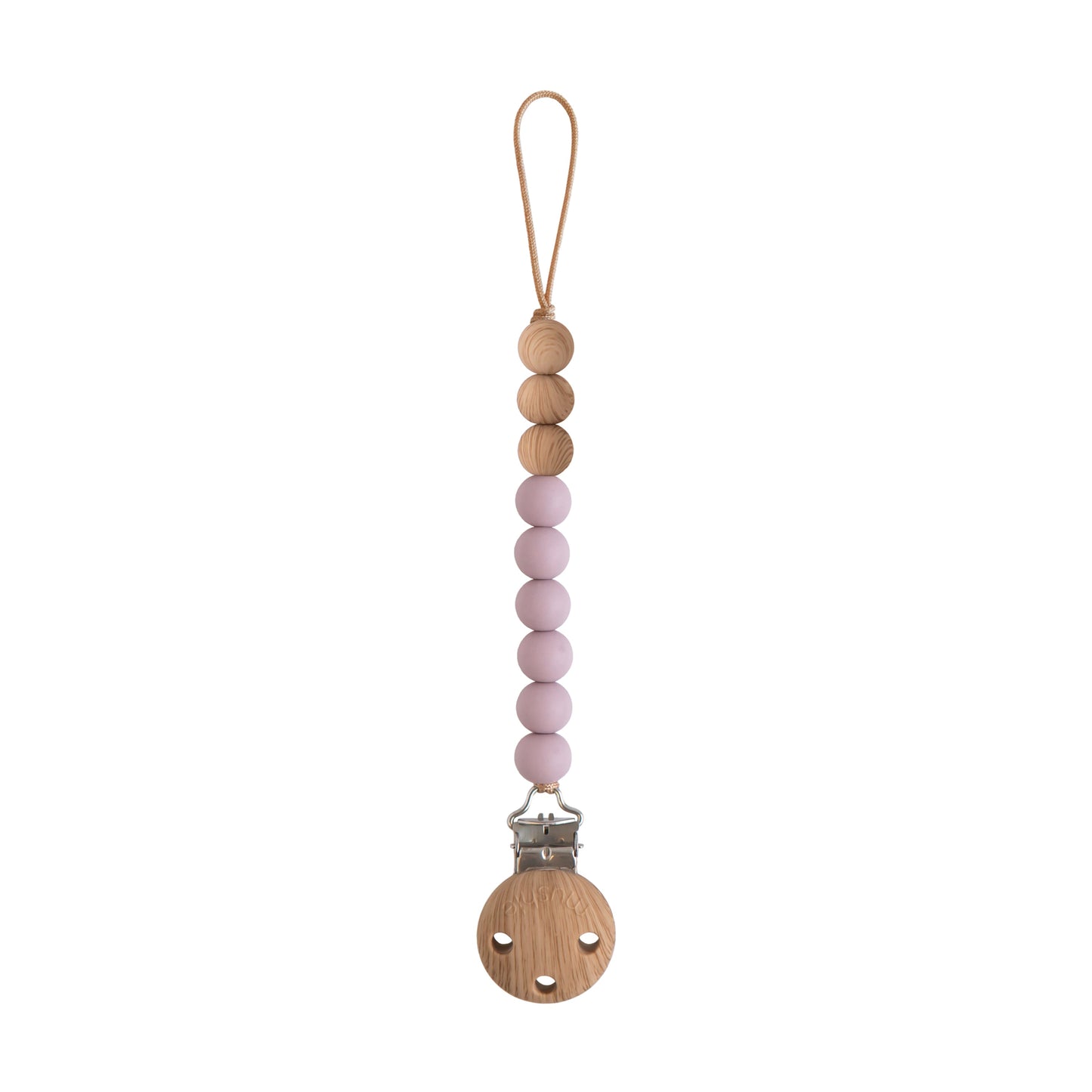 Silicone Pacifier Clip | Eva - Babies in Bloom