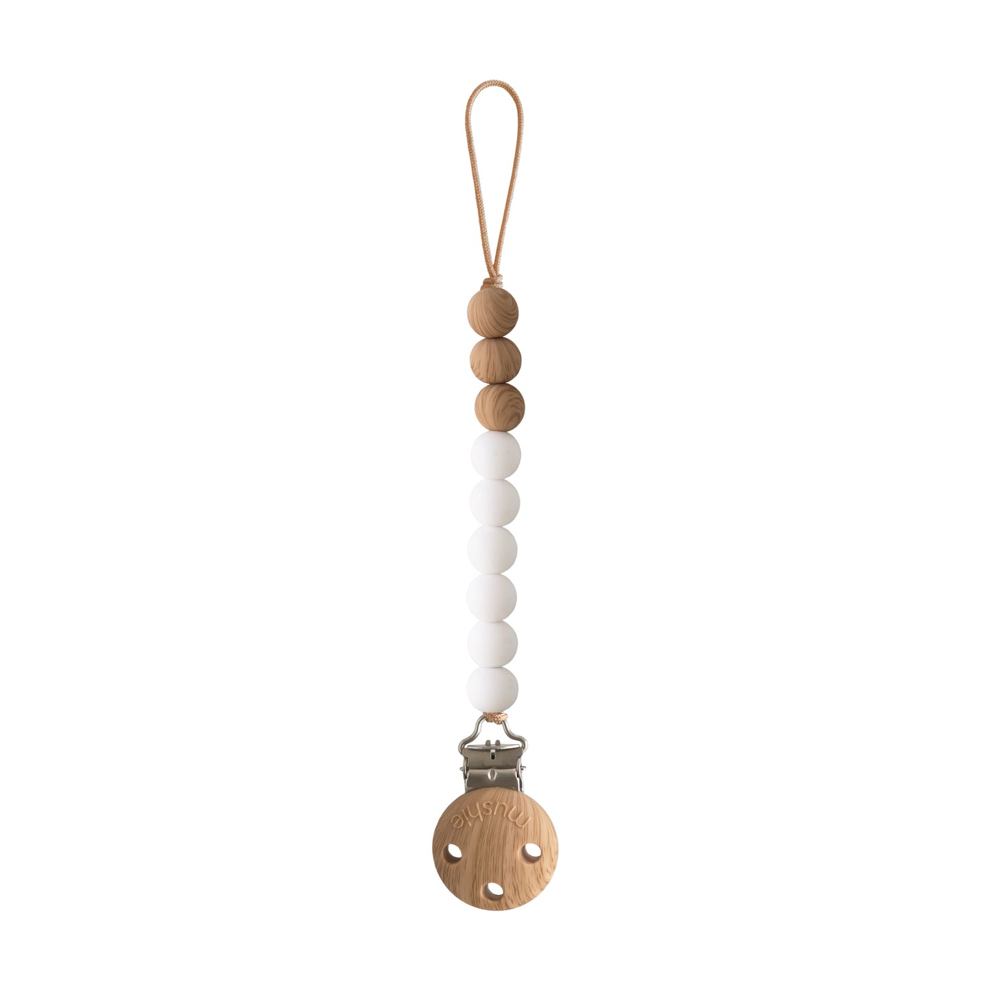 Silicone Pacifier Clip | Eva - Babies in Bloom