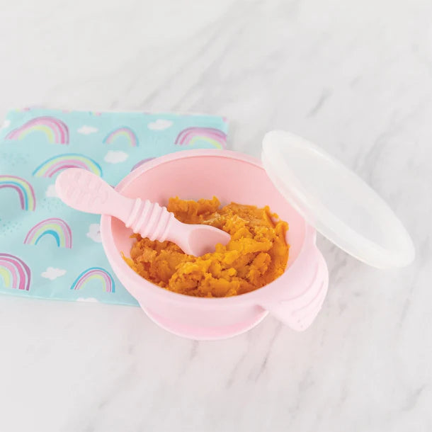 Bumkins Silicone First Feeding Set