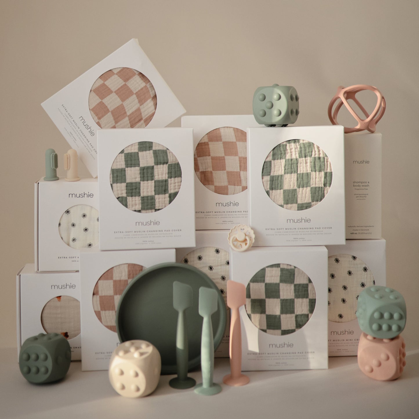 Dice Press Toy - Babies in Bloom